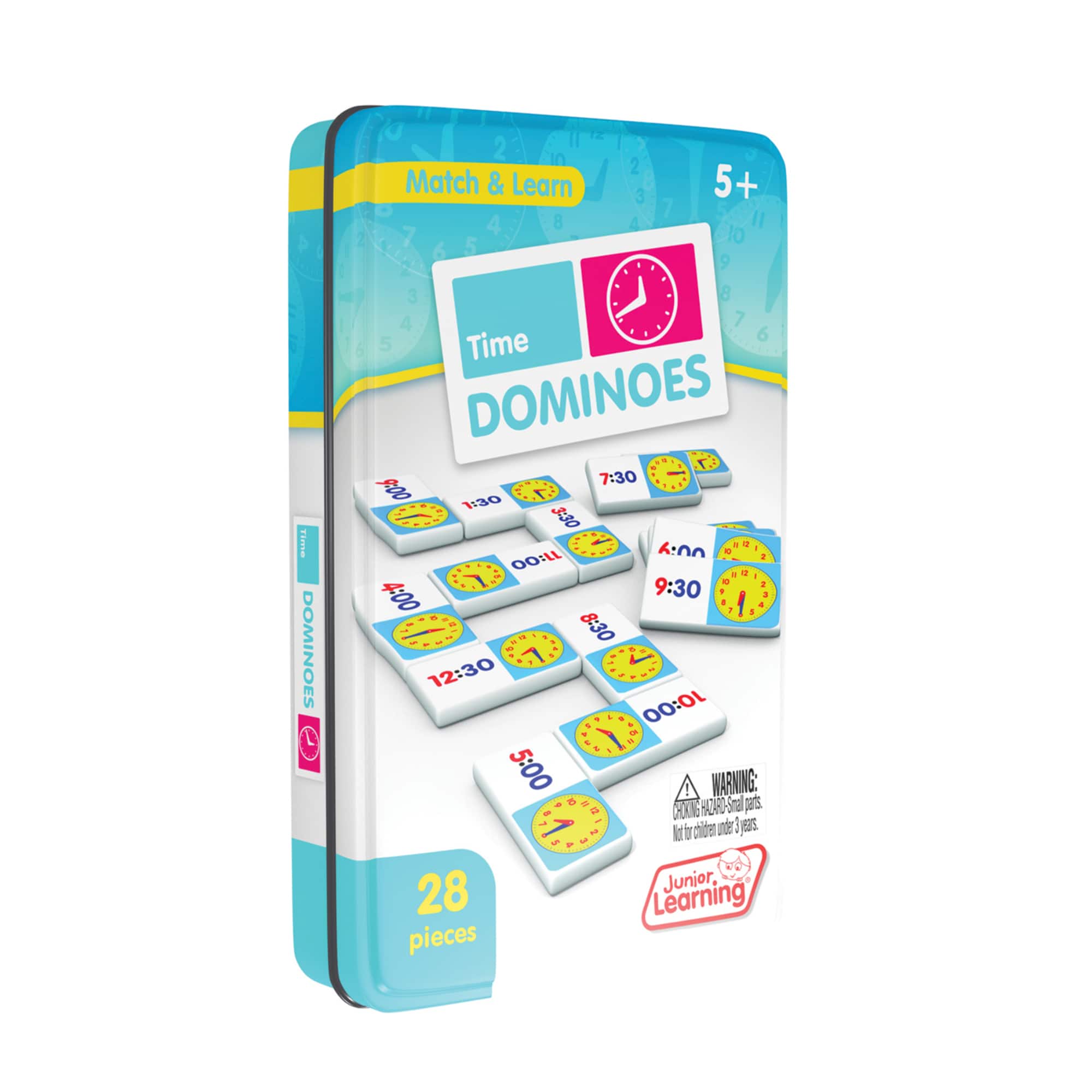 Junior Learning® Match & Learn Time Dominoes