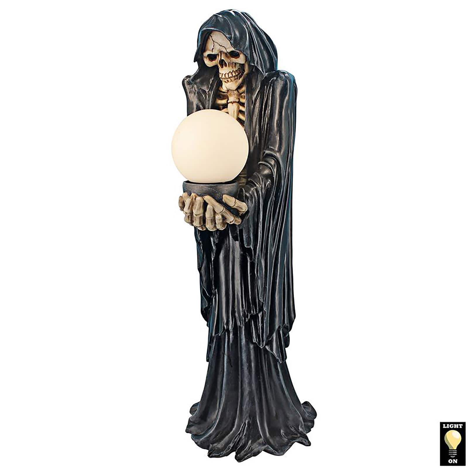 Design Toscano 26.5" Grim Reaper Illuminated Evil Spector Statue