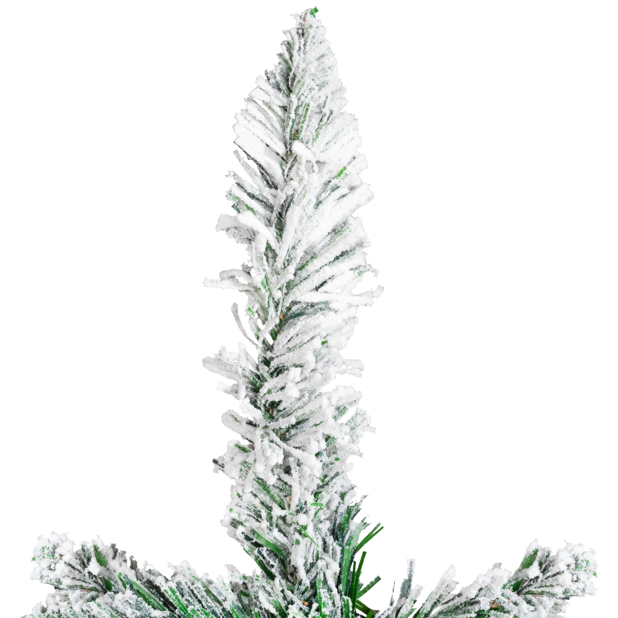 3ft. Unlit Frosted Pine Artificial Christmas Tree in Burlap Base