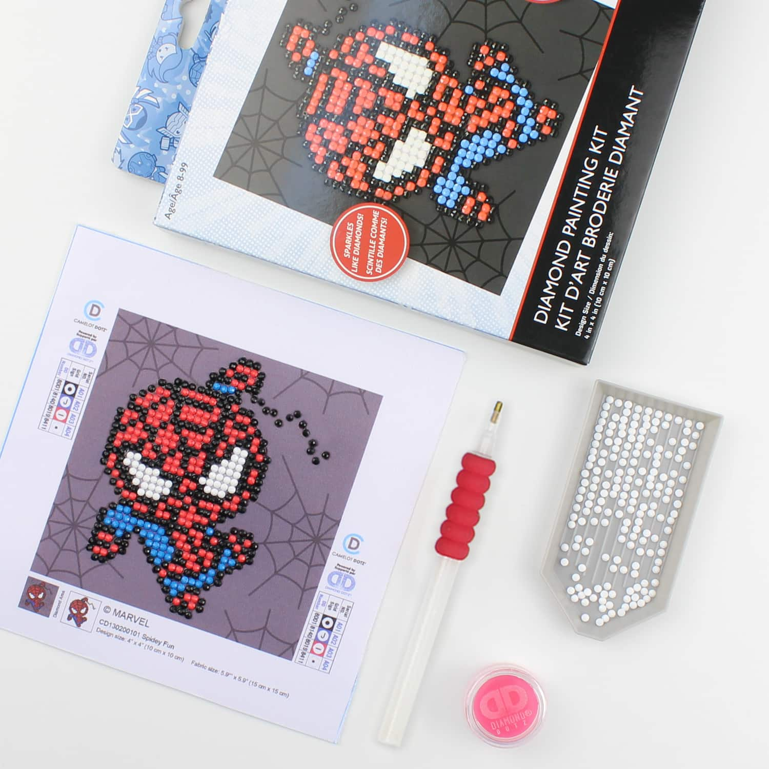 Camelot Dotz Spidey Fun Diamond Painting Kit