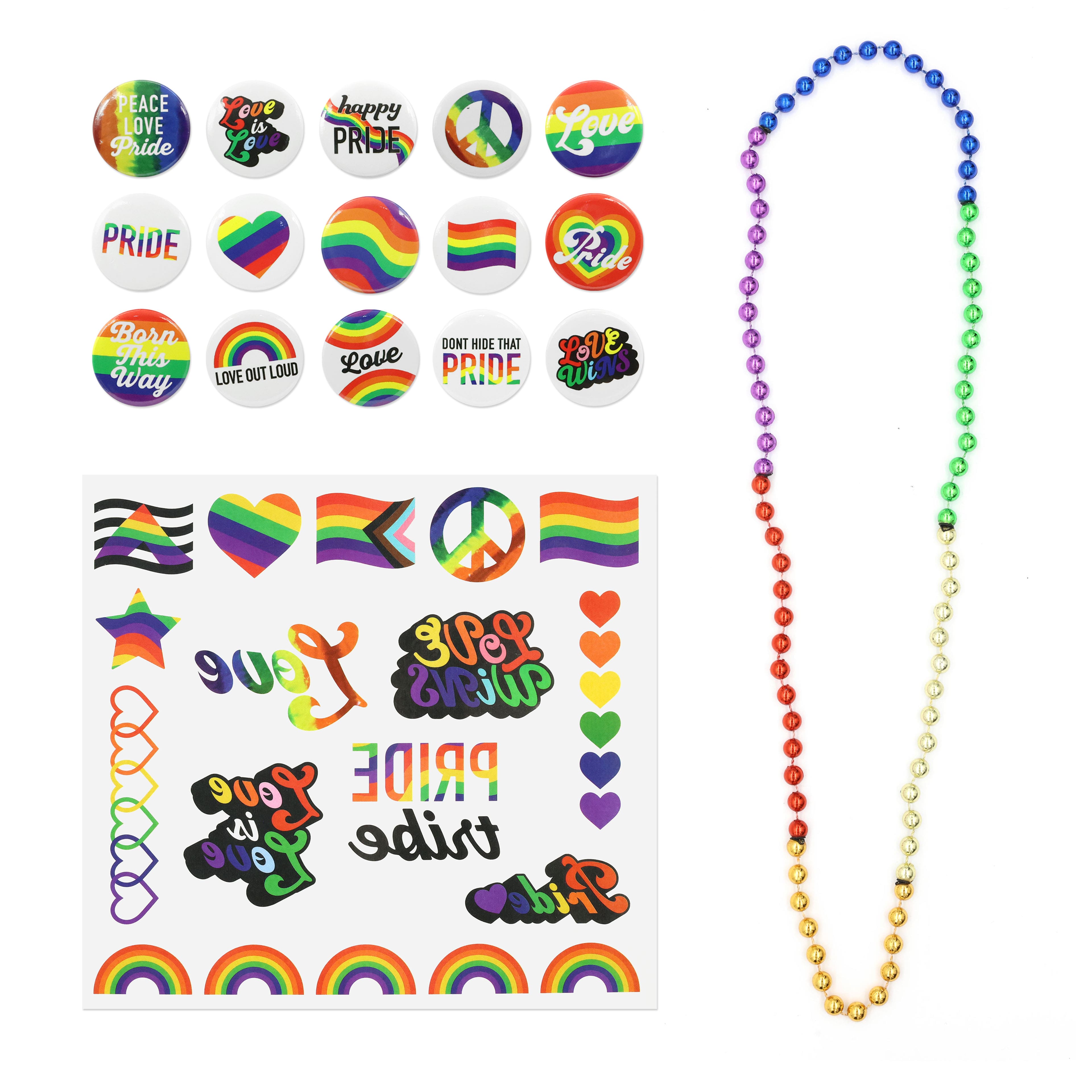 Pride Embellishment &#x26; Accessories Party Pack by Celebrate It&#x2122;