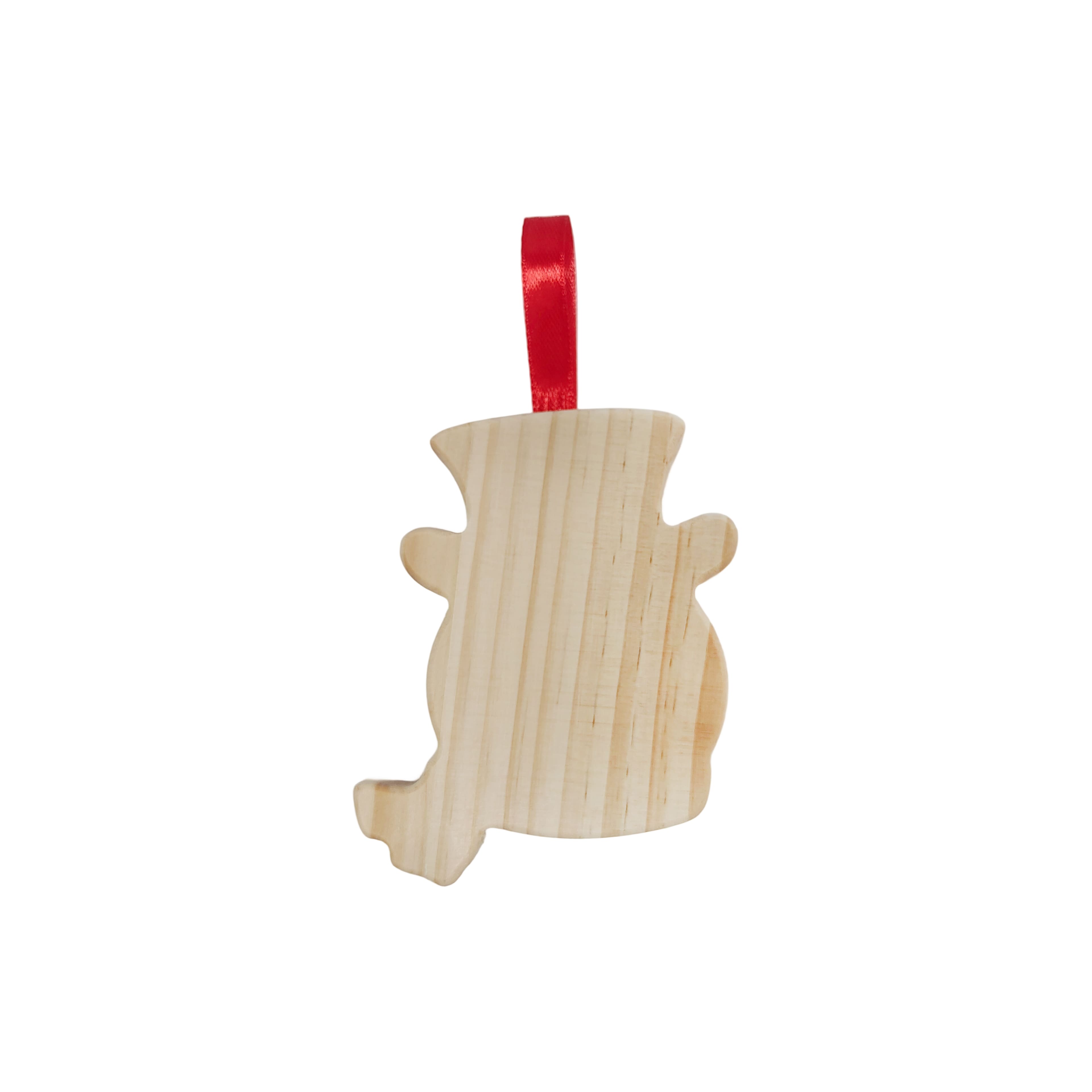 4.25&#x22; Snowman DIY Pinewood Ornament by Make Market&#xAE;