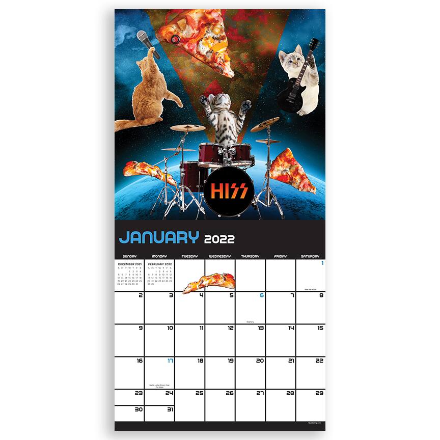 Tf Publishing 2022 Space Cats Wall Calendar Michaels