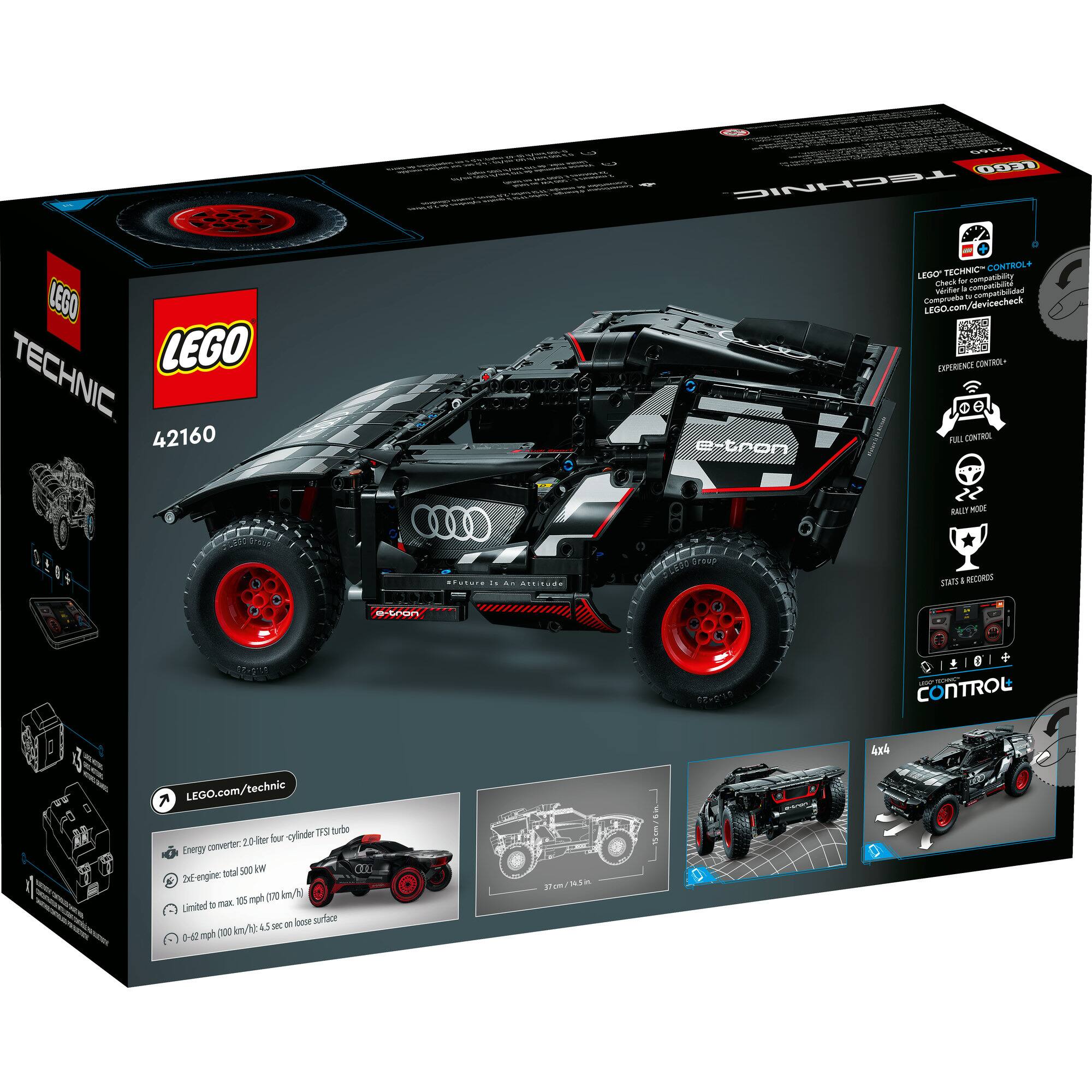 LEGO&#xAE; Technic&#x2122; Audi RS Q e-tron 42160 Building Toy Set (914 Pieces)