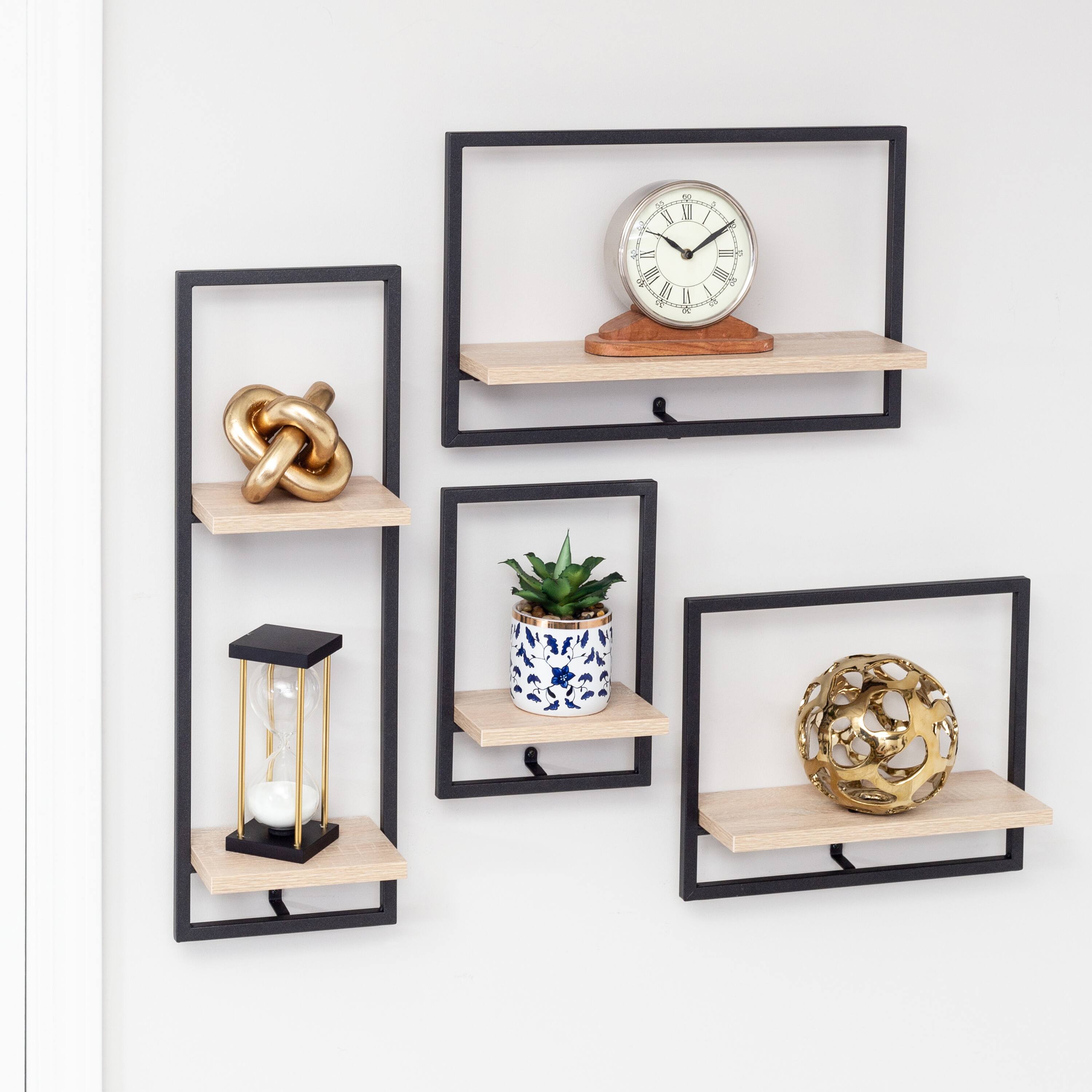 Honey Can Do 11" Vertical Floating Wall Shelf