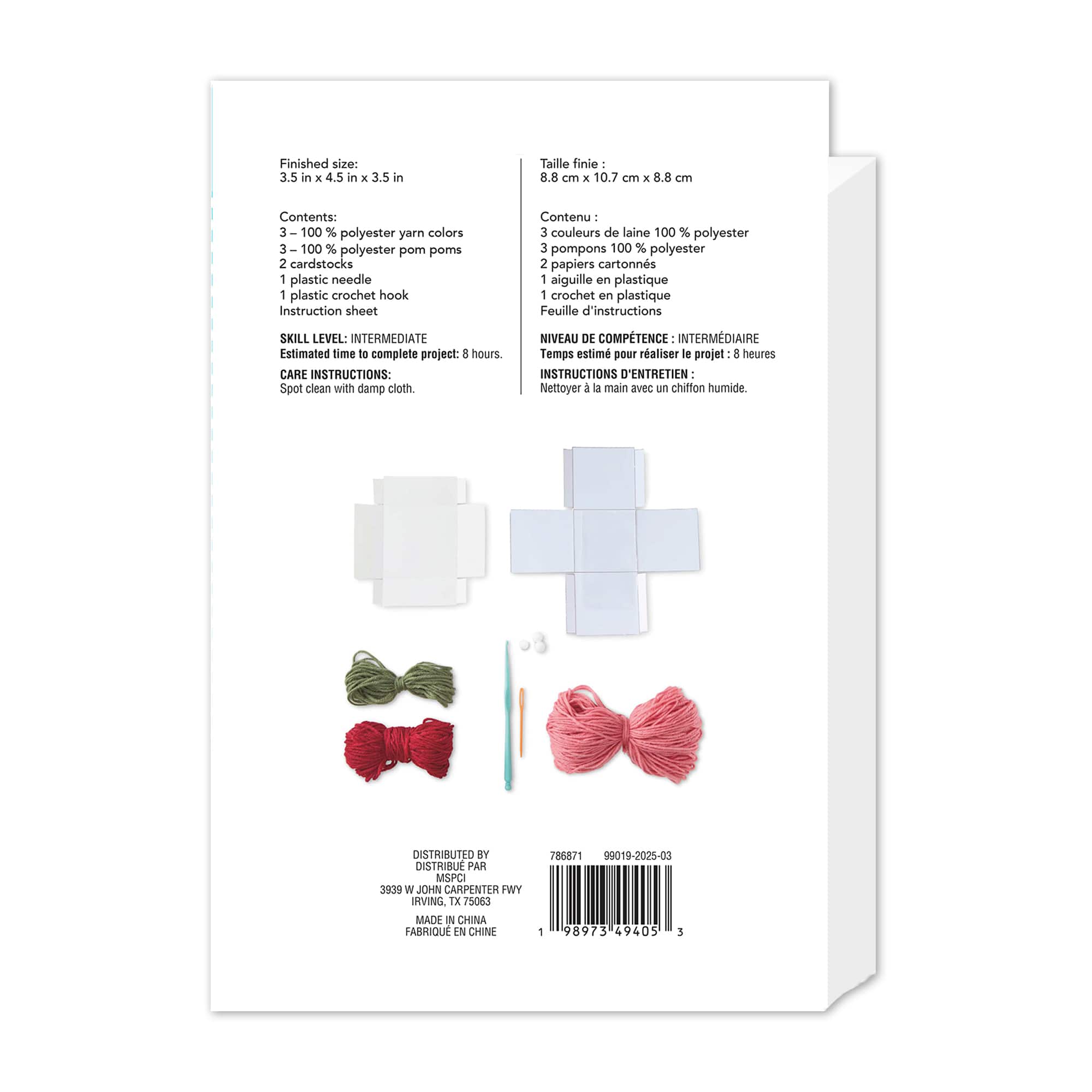 Intermediate Gift Amigurumi Crochet Ornament Kit by Loops &#x26; Threads&#xAE;