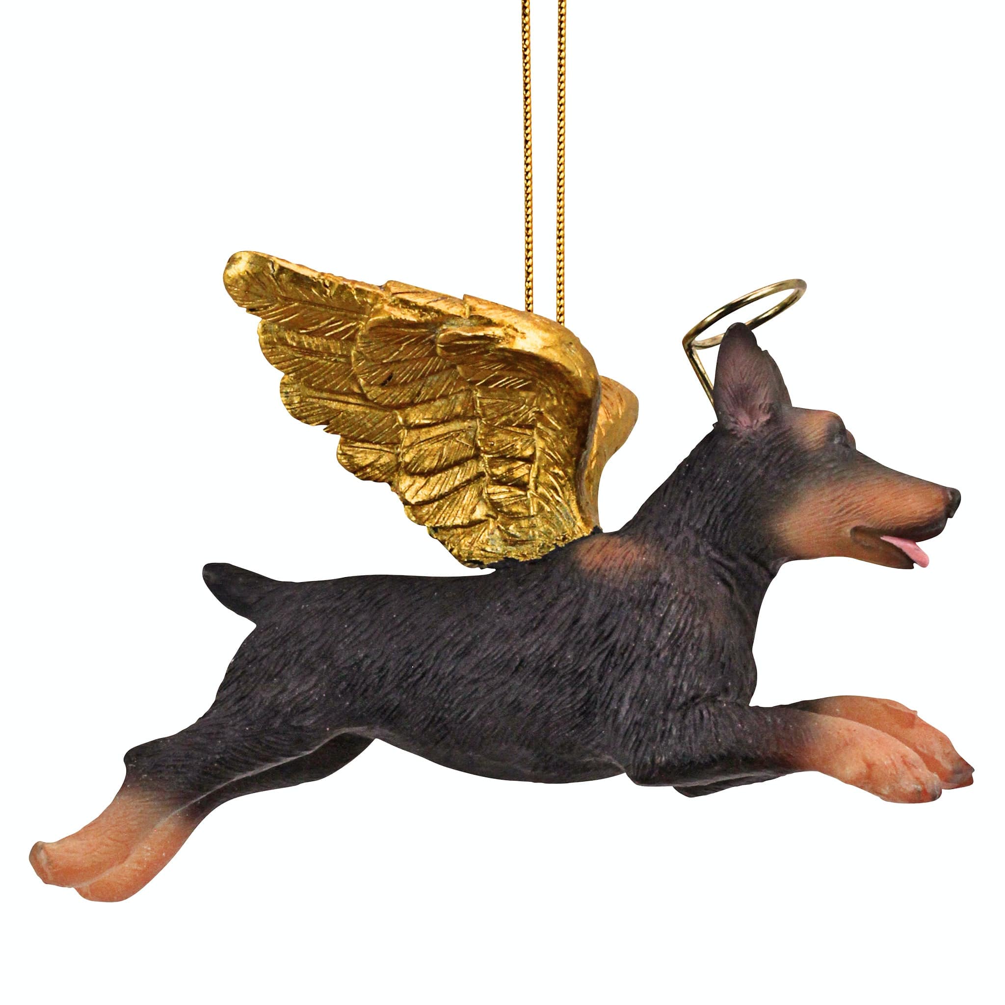 Design Toscano Honor the Pooch Doberman Angel Ornament