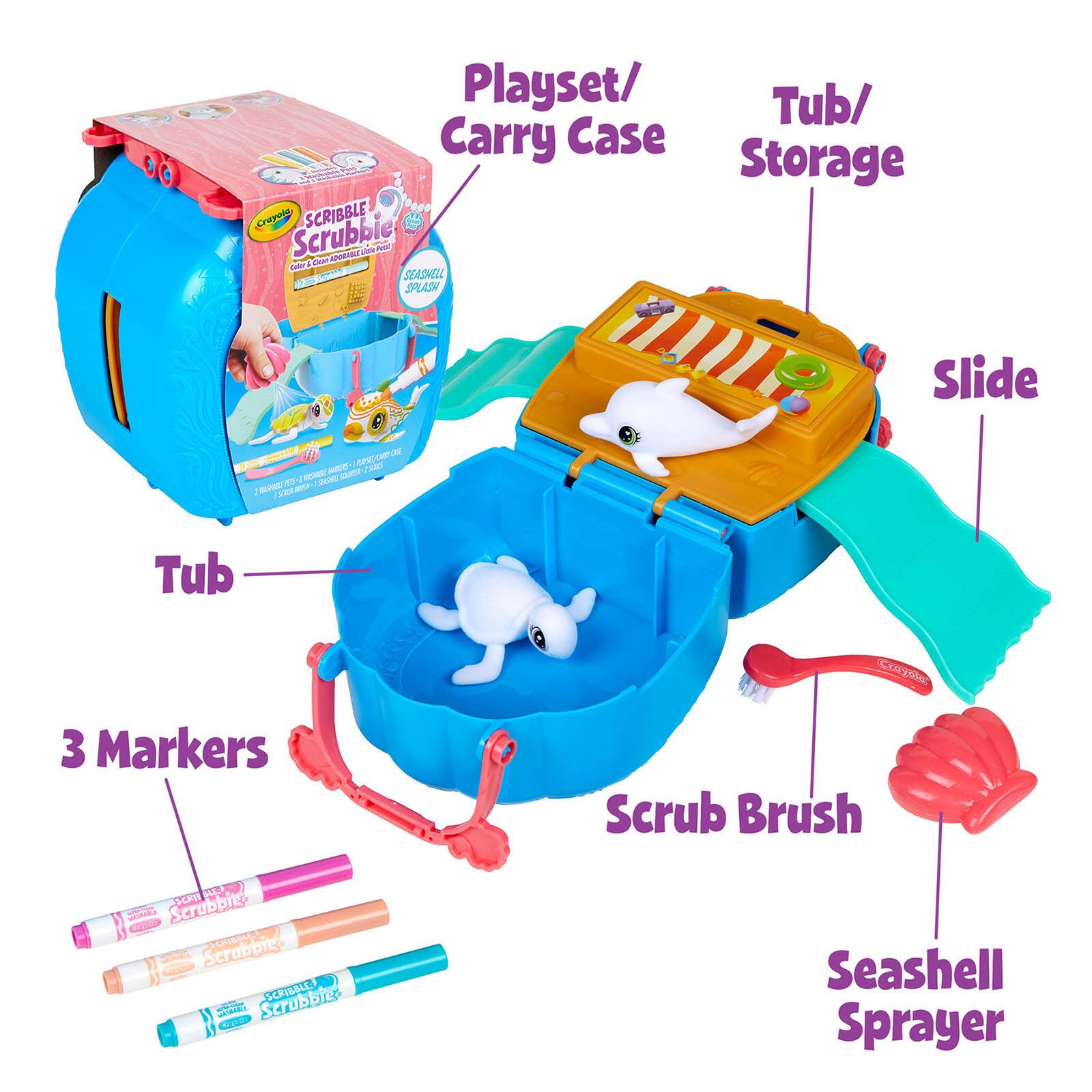 Crayola&#xAE; Scribble Scrubbie&#xAE; Ocean Pets Seashell Splash