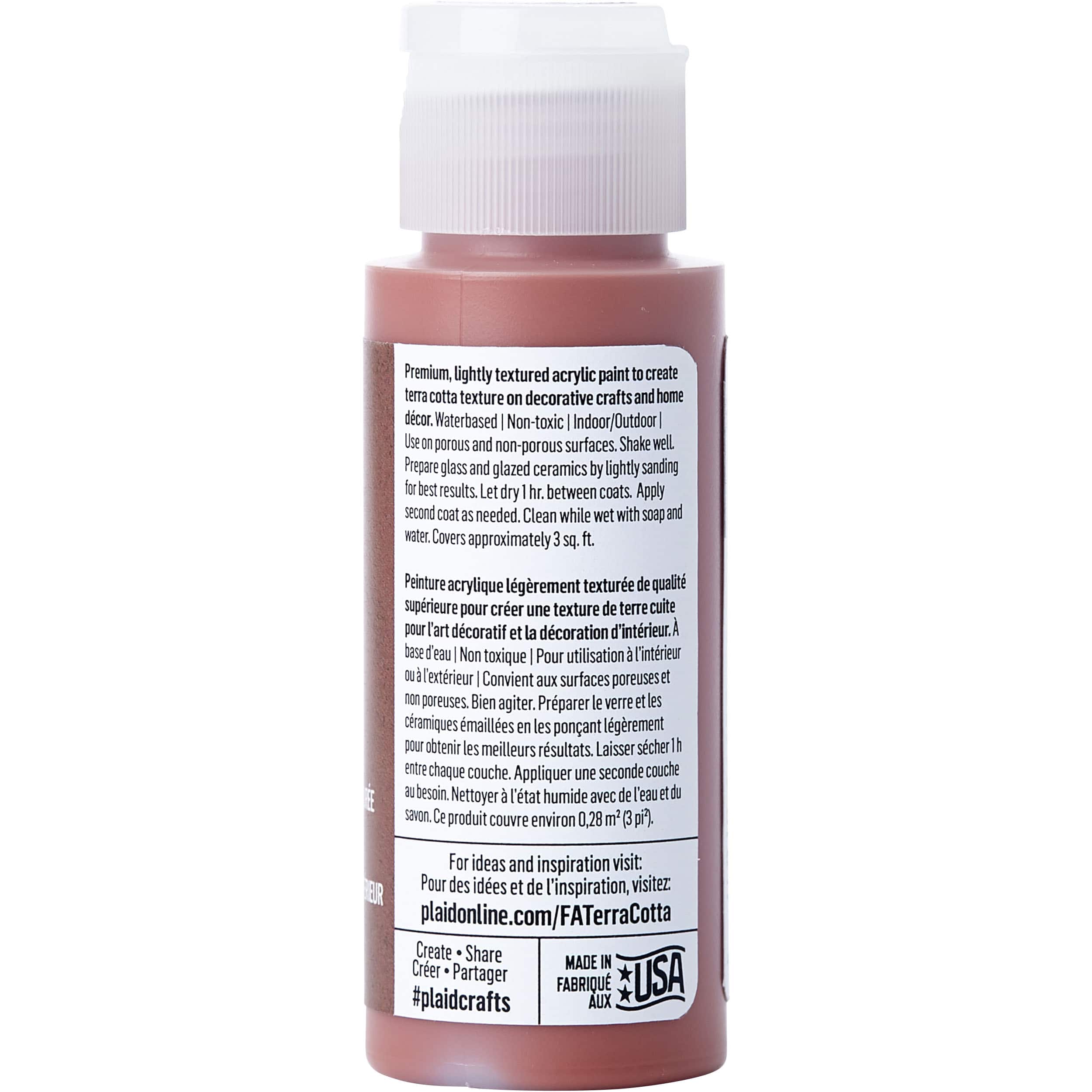 12 Pack: FolkArt® Terra Cotta™ Lightly Textured Acrylic Paint