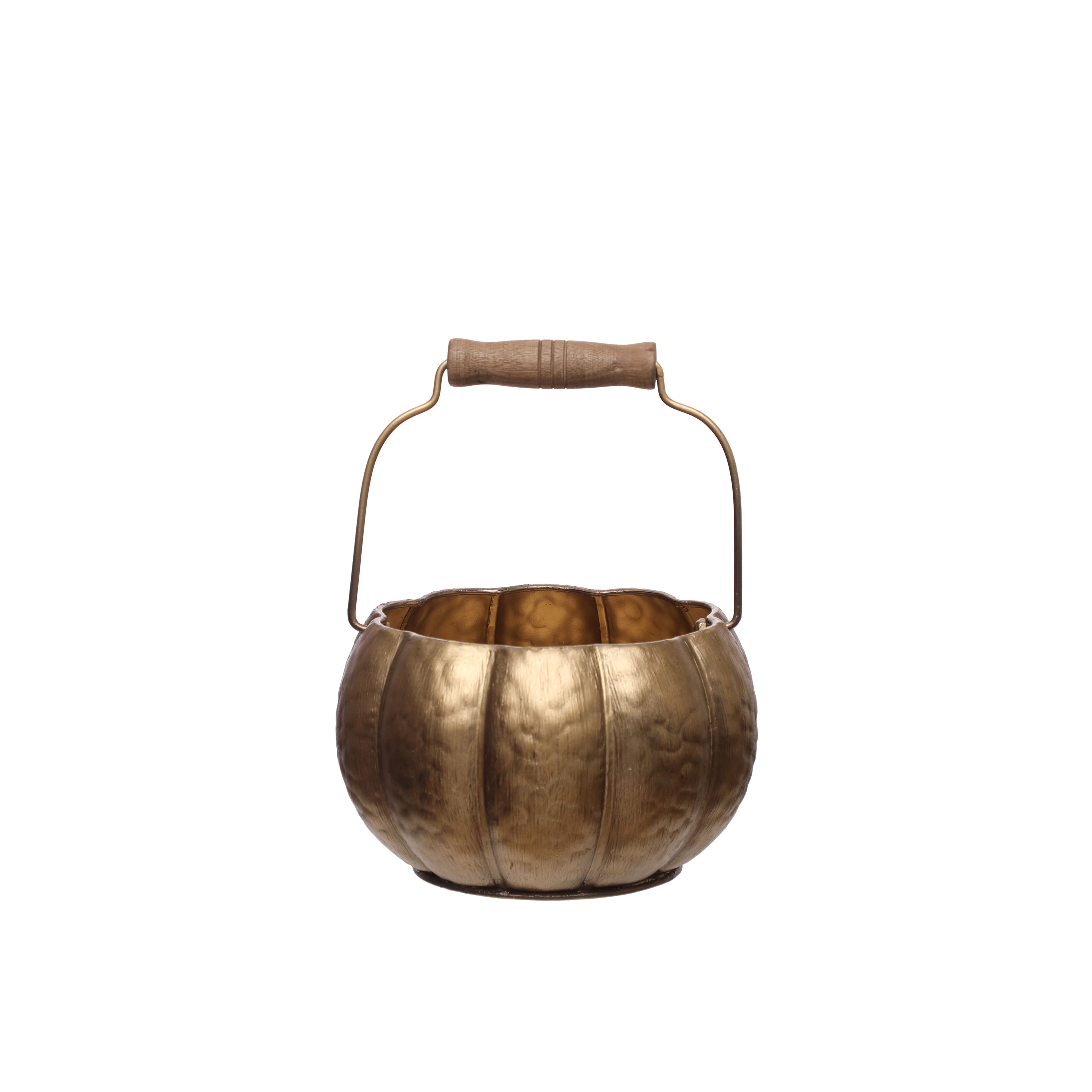 Gold Pumpkin Decorative Container by Ashland&#xAE;