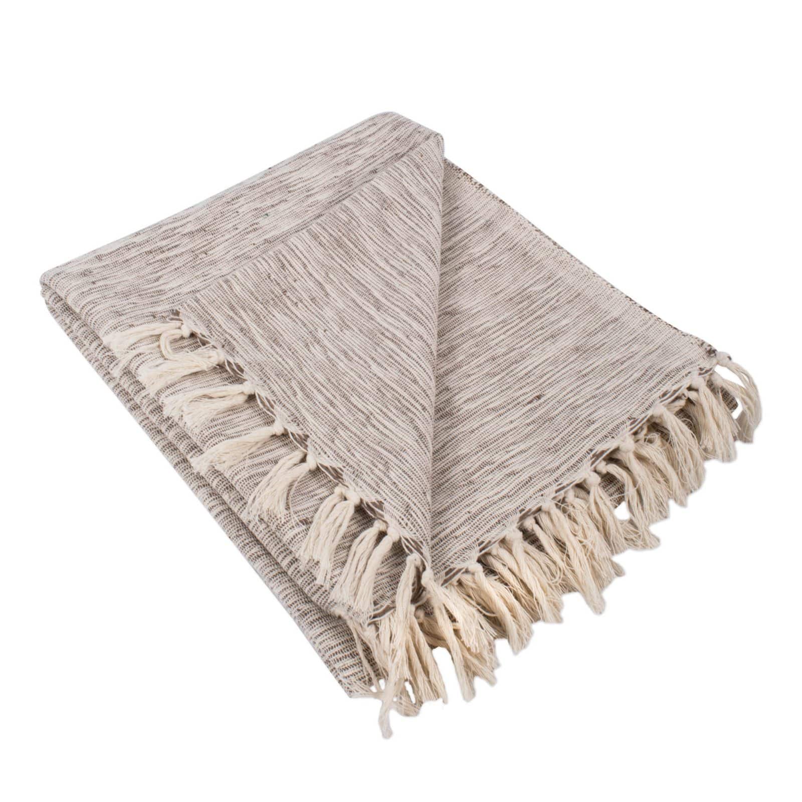 DII&#xAE; Brown Variegated Throw