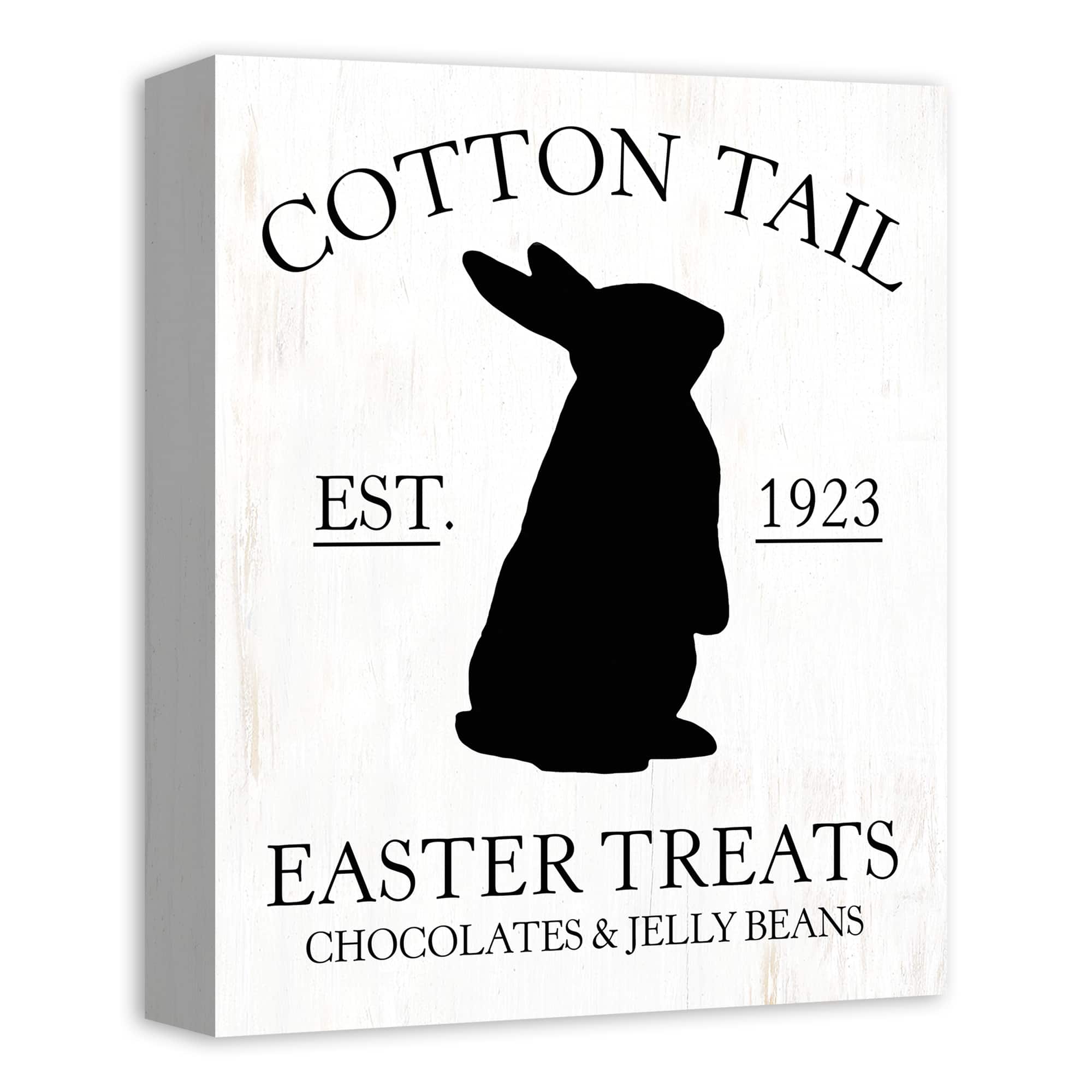 Cotton Tail Easter Treats Canvas Wall Art