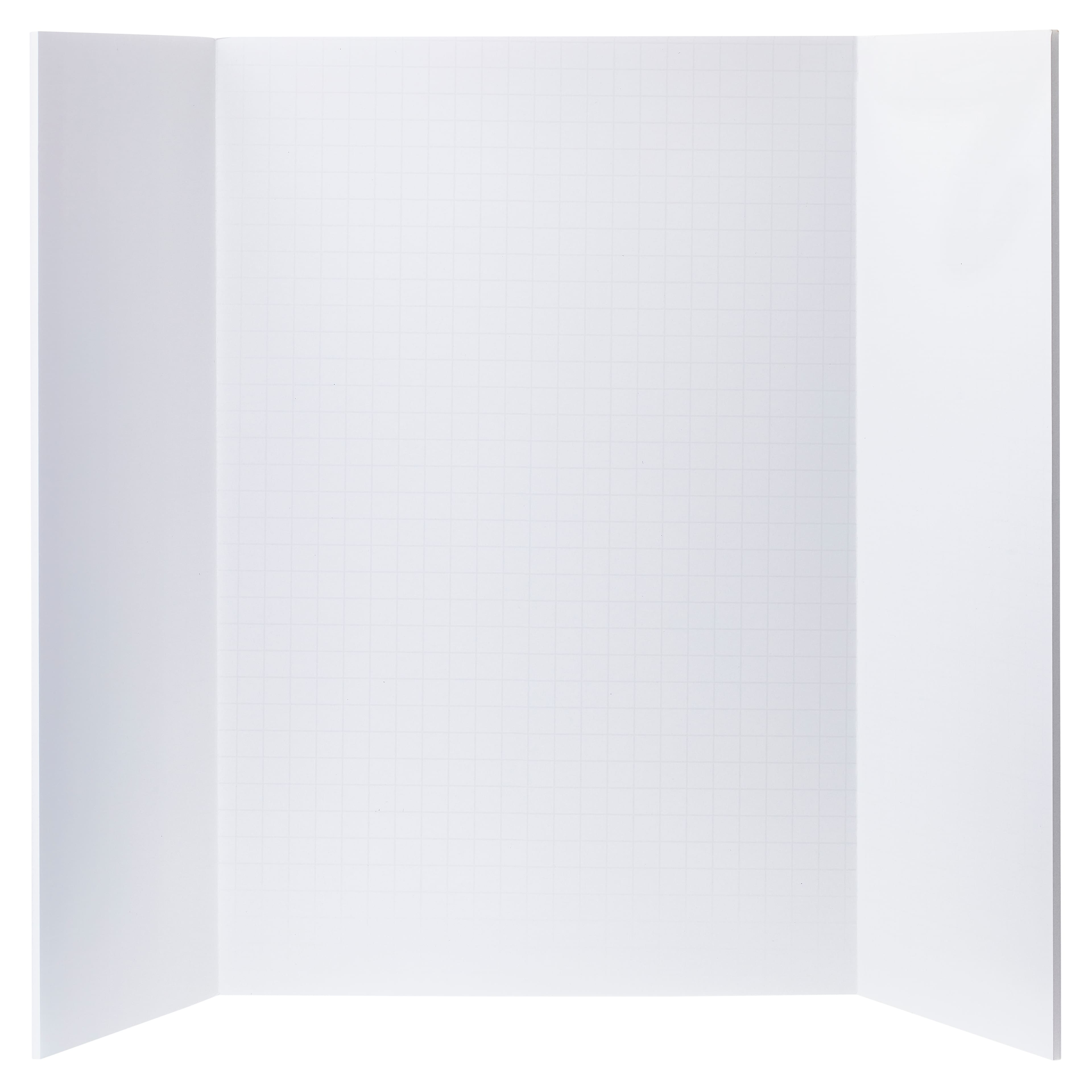 12 Pack: White Guide-Line 18&#x22; x 24&#x22; Foam Tri-Fold Display Board