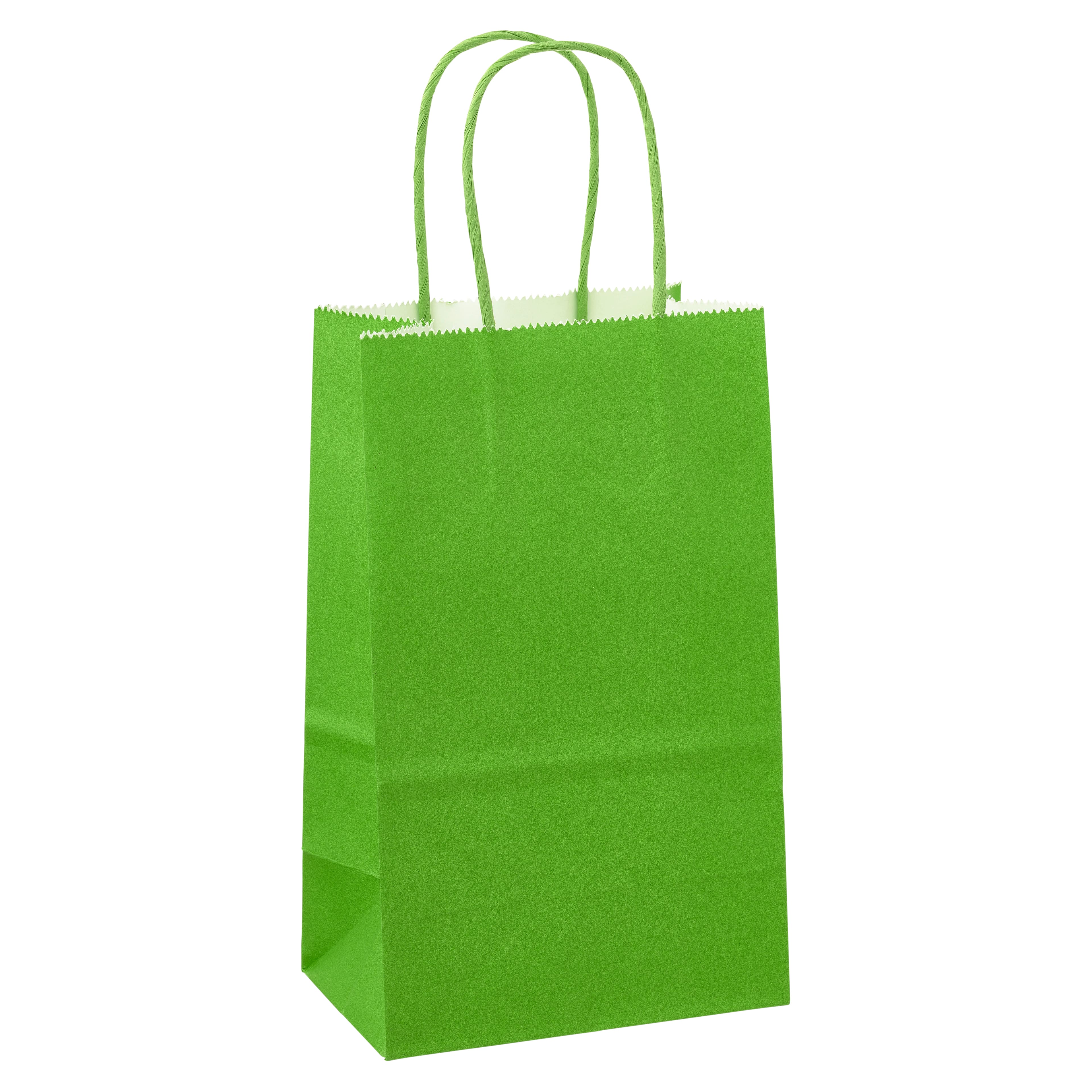 Green Kraft Paper Bags, for Gift Packaging, Shopping, Size : 12x10inch,  14x10inch at Rs 8 / Piece in Aravalli