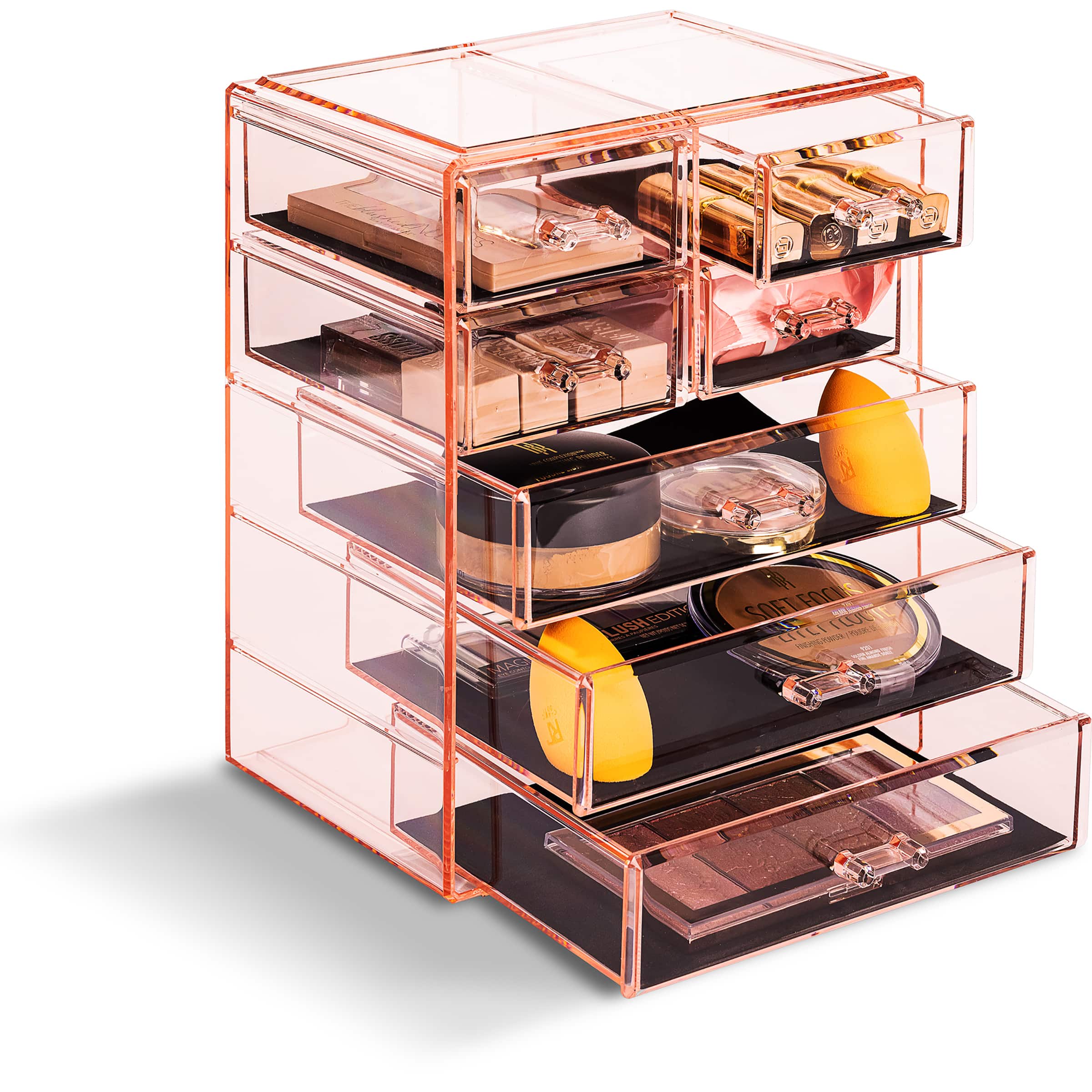 Sorbus Makeup &#x26; Jewelry Storage Case with 3 Large &#x26; 4 Small Drawers