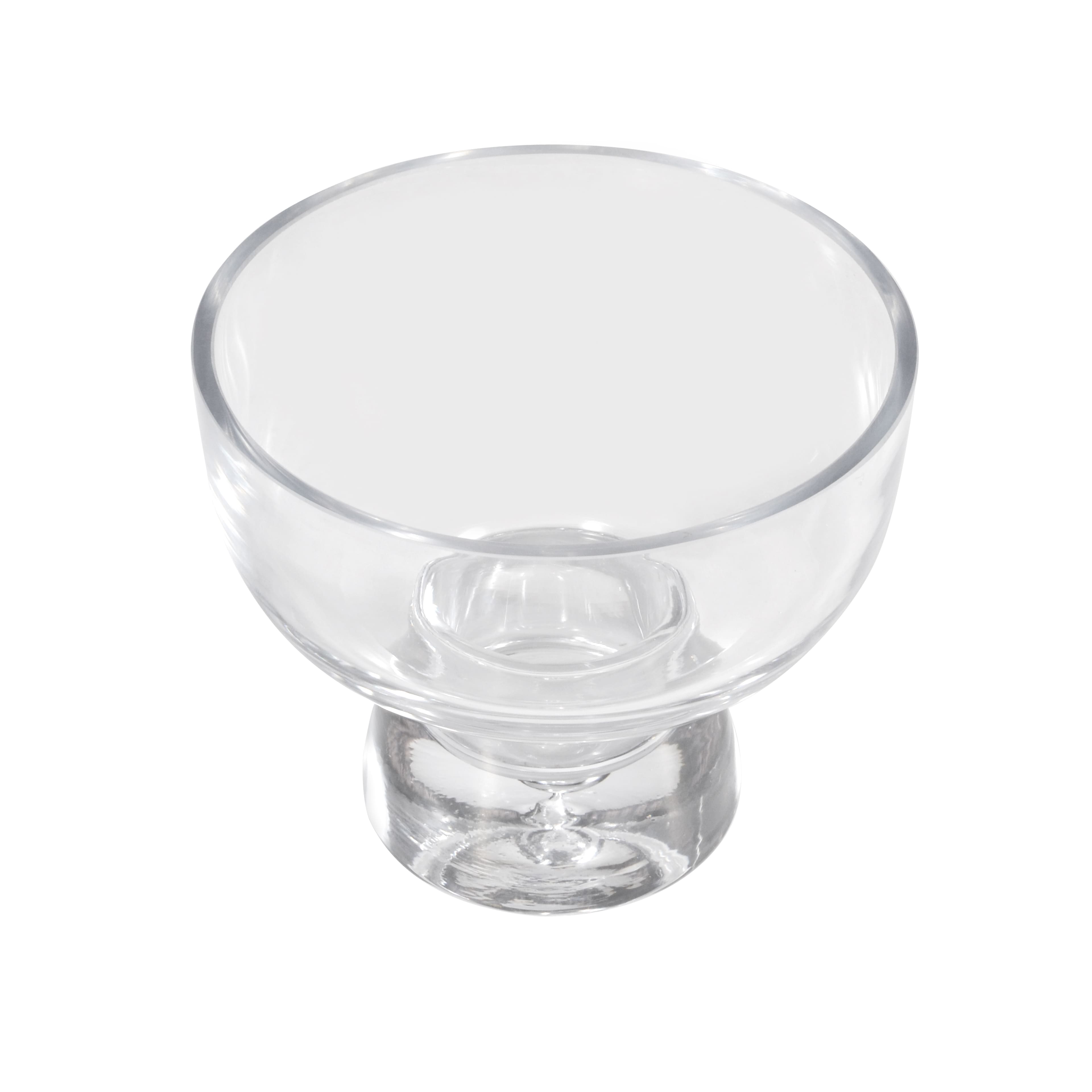 6 Pack: 5.7&#x22; Clear Glass Pedestal Bowl by Ashland&#xAE;