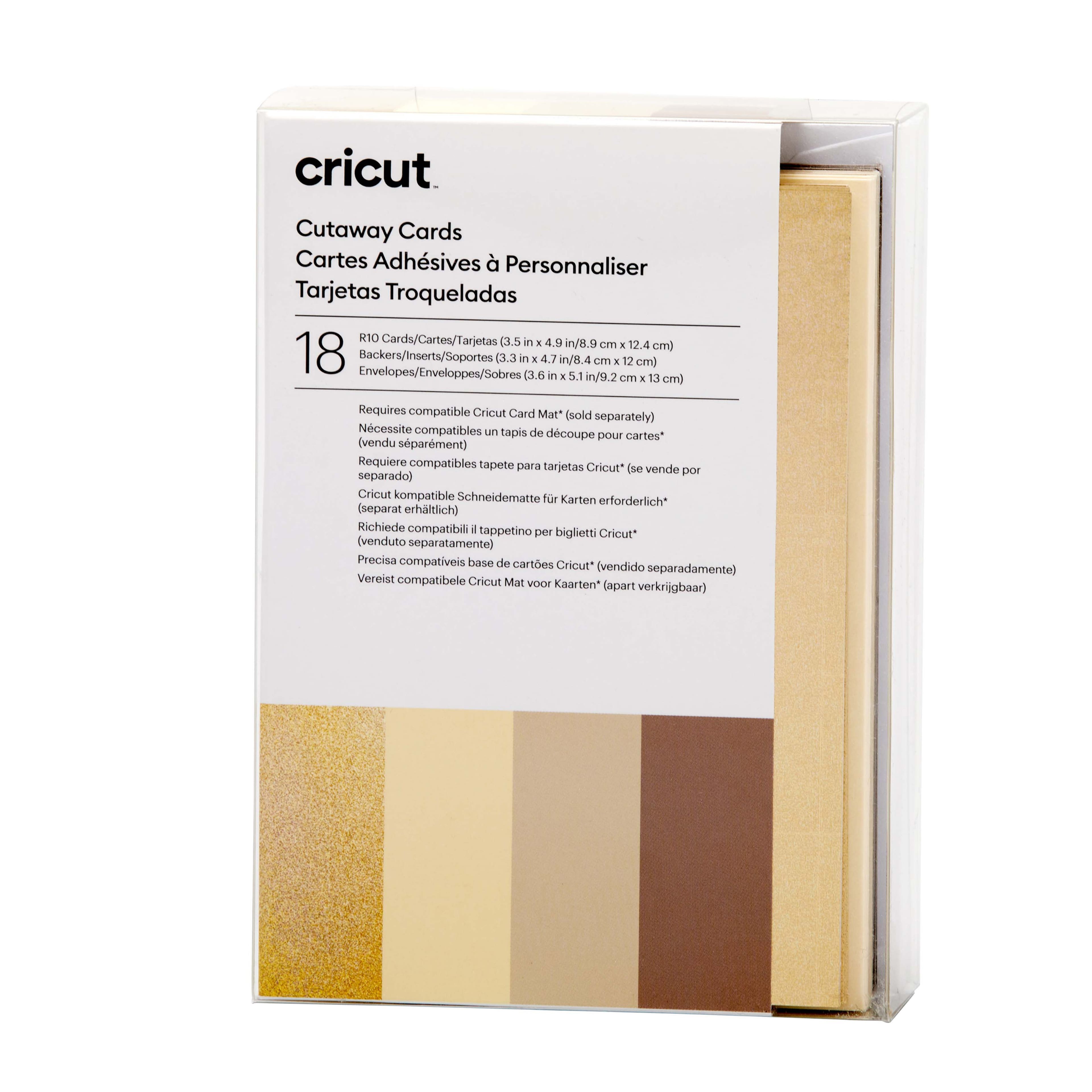 Cricut&#xAE; R10 Cutaway Cards, Neutrals Sampler