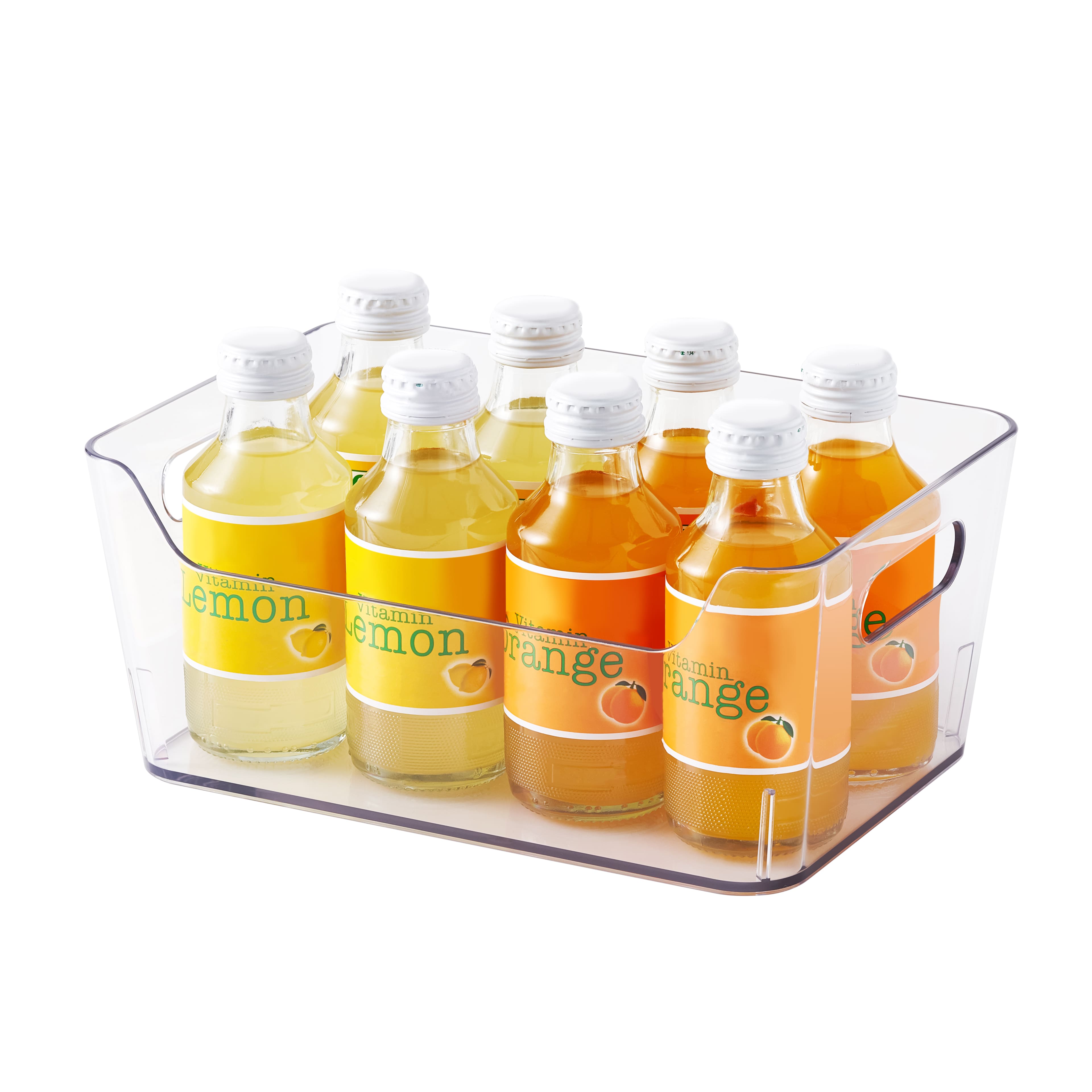 24 Pack: Medium Clear Open Storage Bin by Simply Tidy®