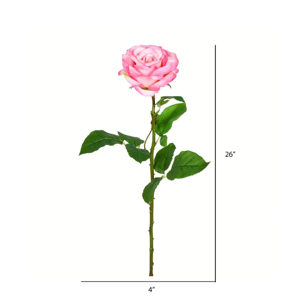 Pale Pink Rose Stem, 6ct.