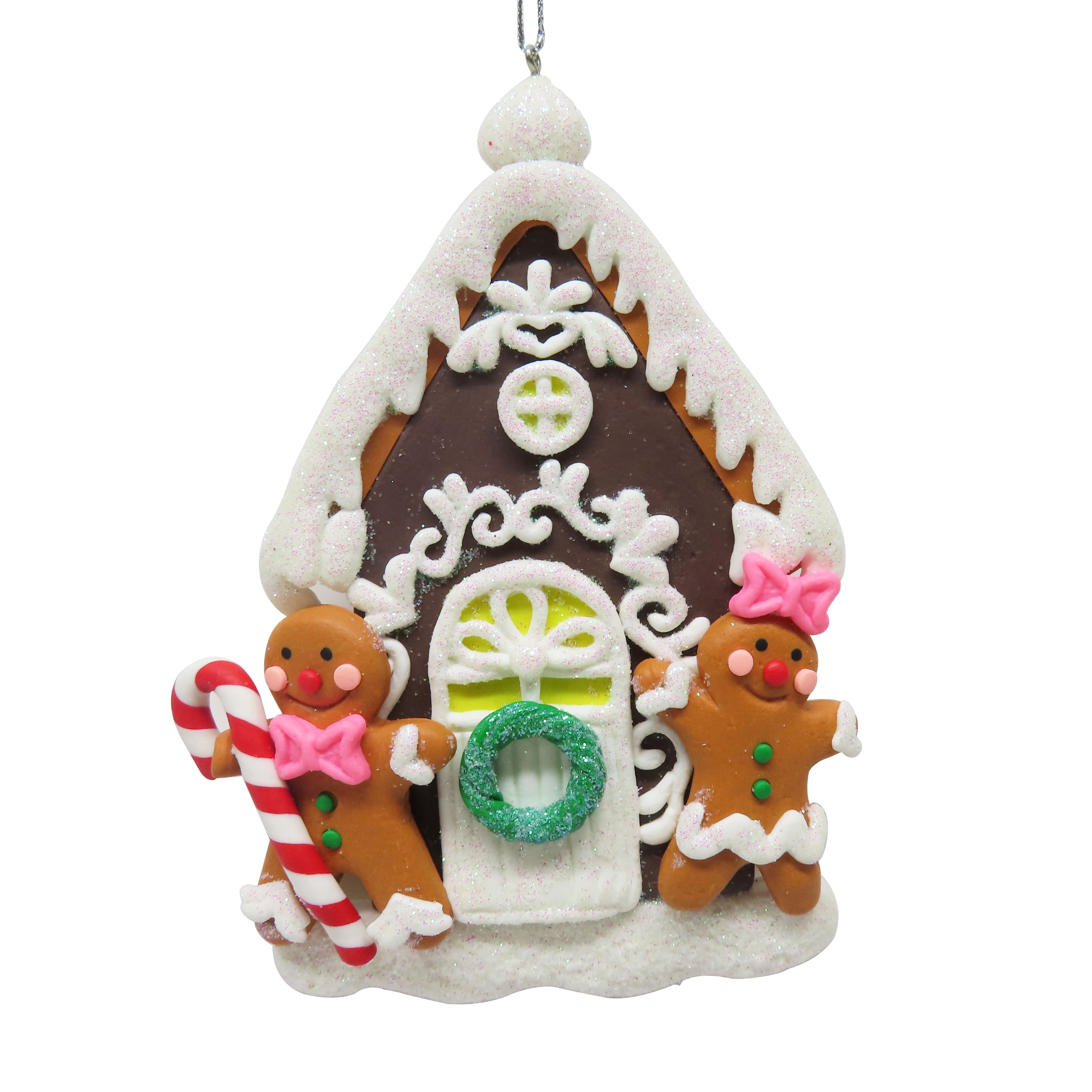 5&#x22; Clay Gingerbread House Ornament by Ashland&#xAE;