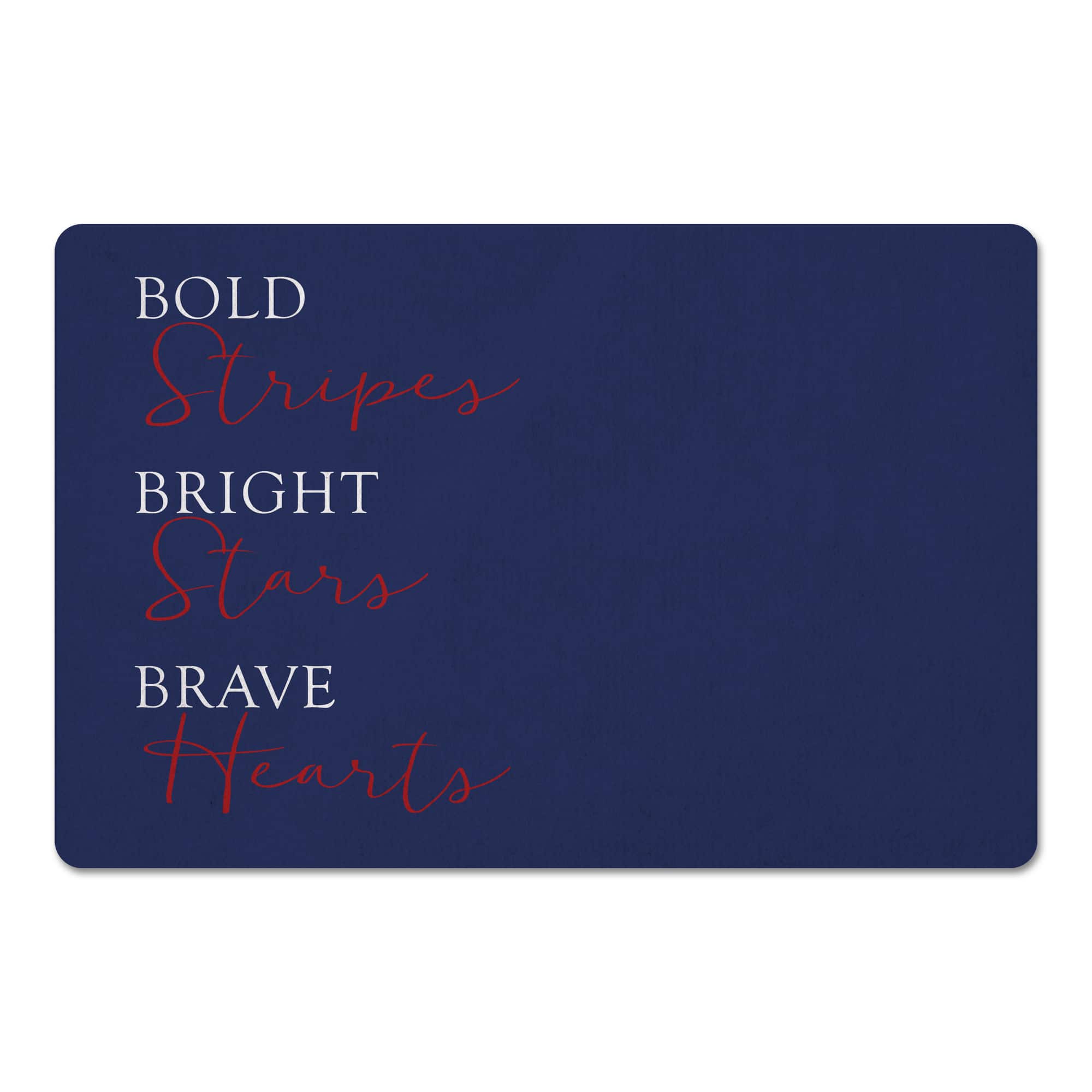 Designs Direct Bold Stripes Bright Stars Floor Mat