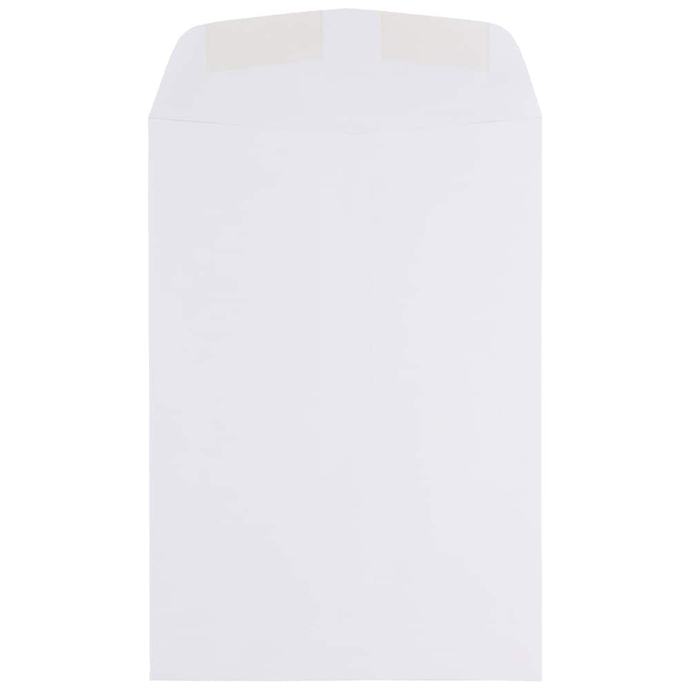 JAM Paper 7&#x22; x 10&#x22; White Open End Catalog Commercial Envelopes