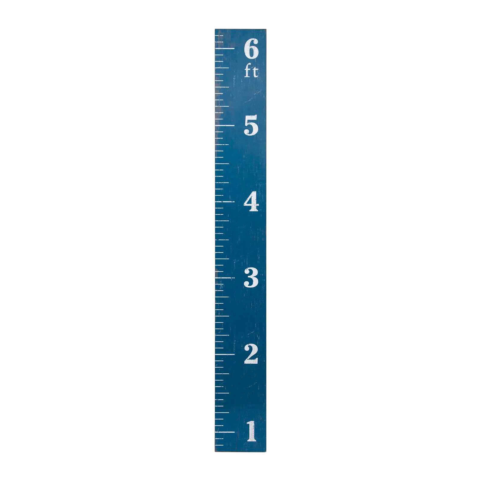 Hello Honey® 66'' Blue Growth Chart Ruler Wall Décor
