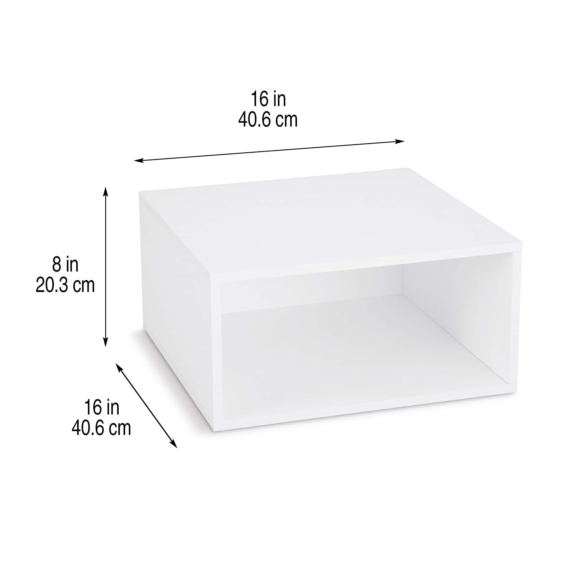 12 Pack: Modular Half Cube by Simply Tidy&#x2122;