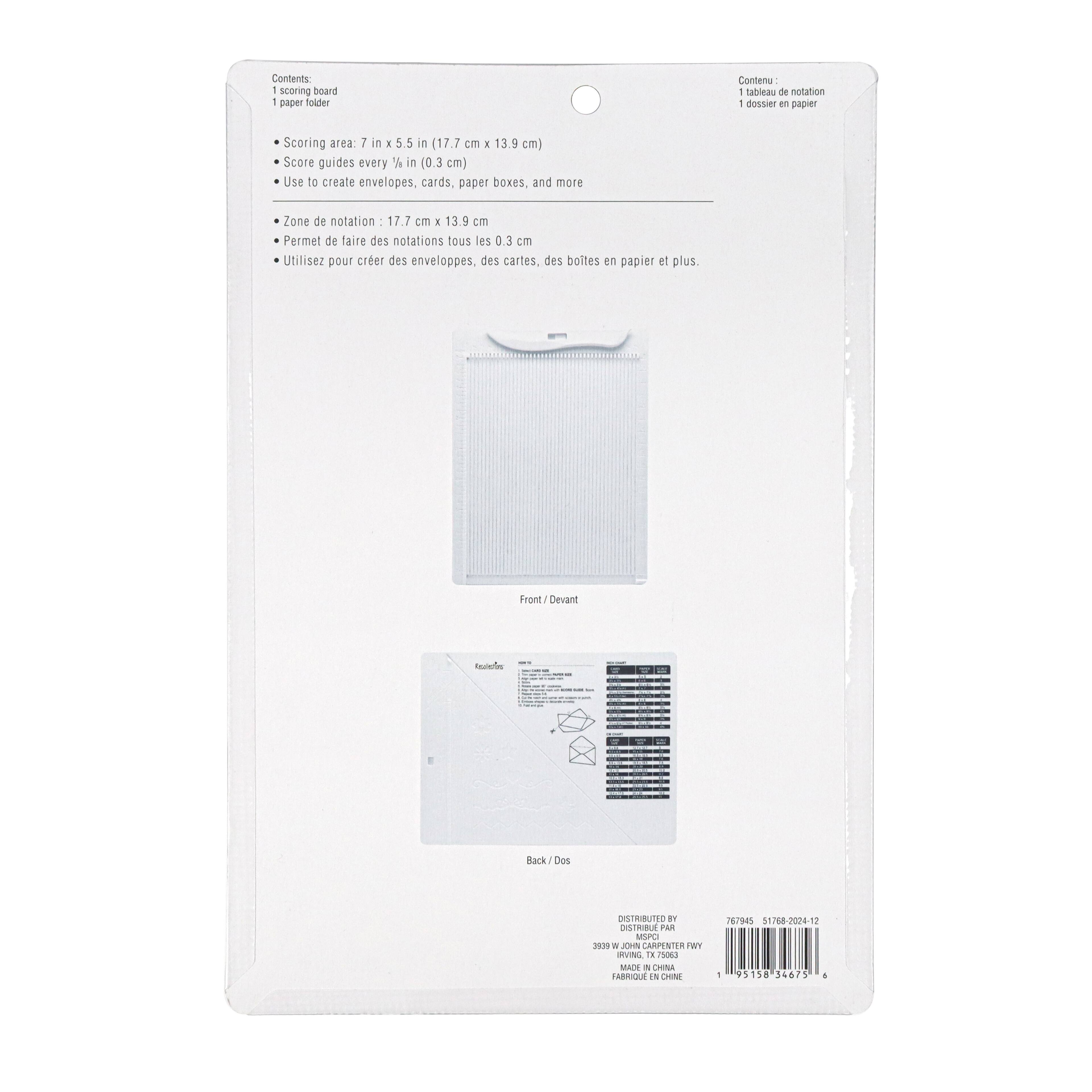 Mini Scoring Board &#x26; Paper Folder Set by Recollections&#x2122;