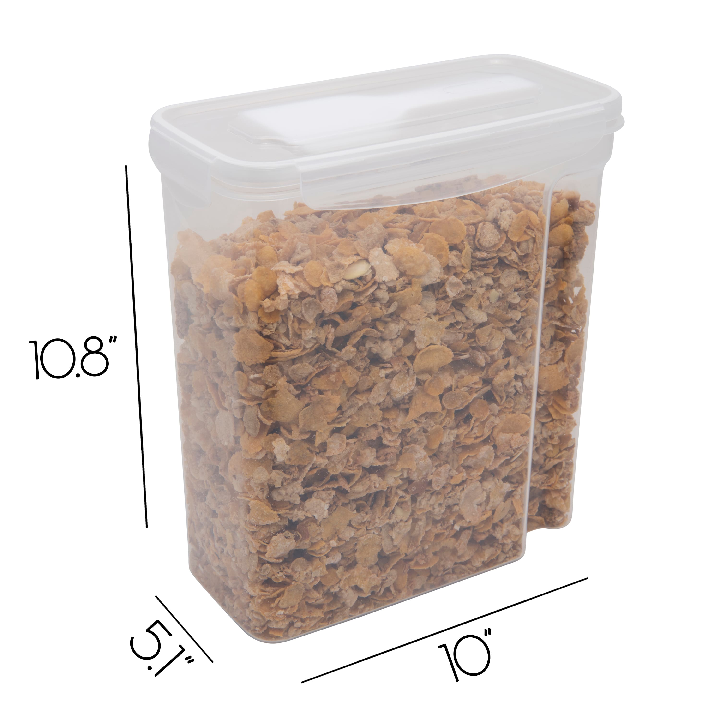 Kitchen Details Large Airtight Cereal Container with Scooper