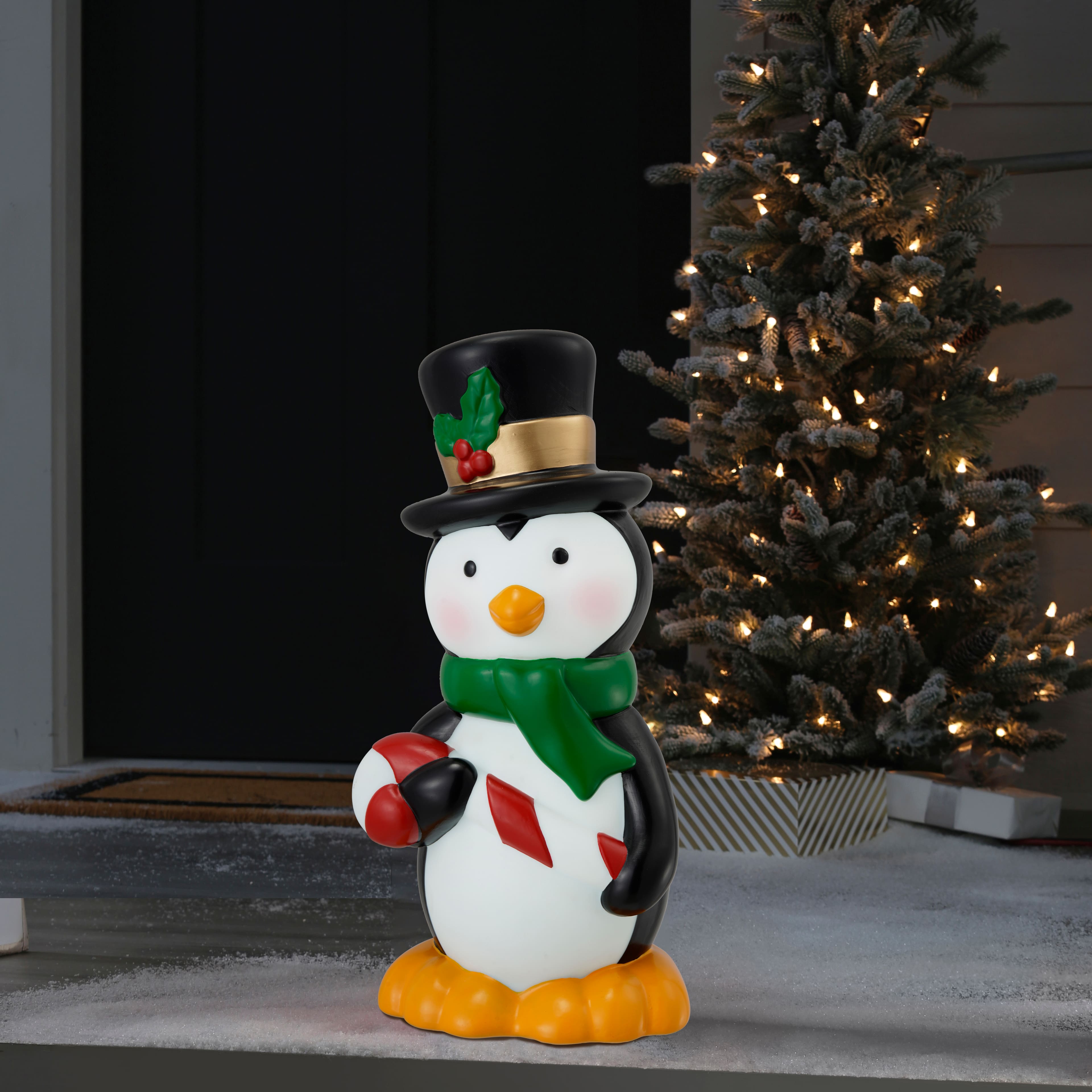 14&#x22; Lighted Penguin Blow Mold by Ashland&#xAE;