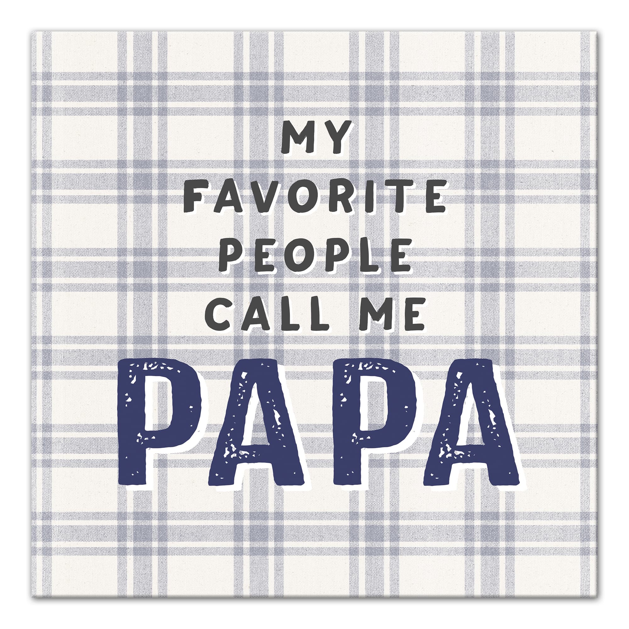 Favorite People Call Papa Canvas Wall Art