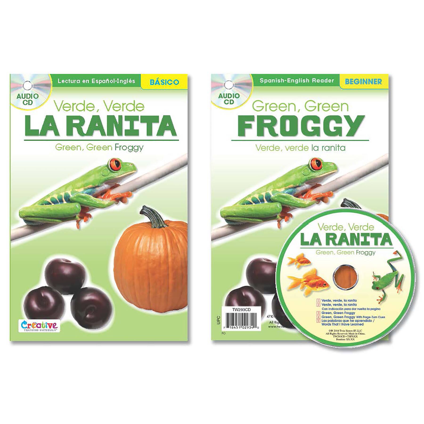 Spanish-English Readers with audio CD bundle set