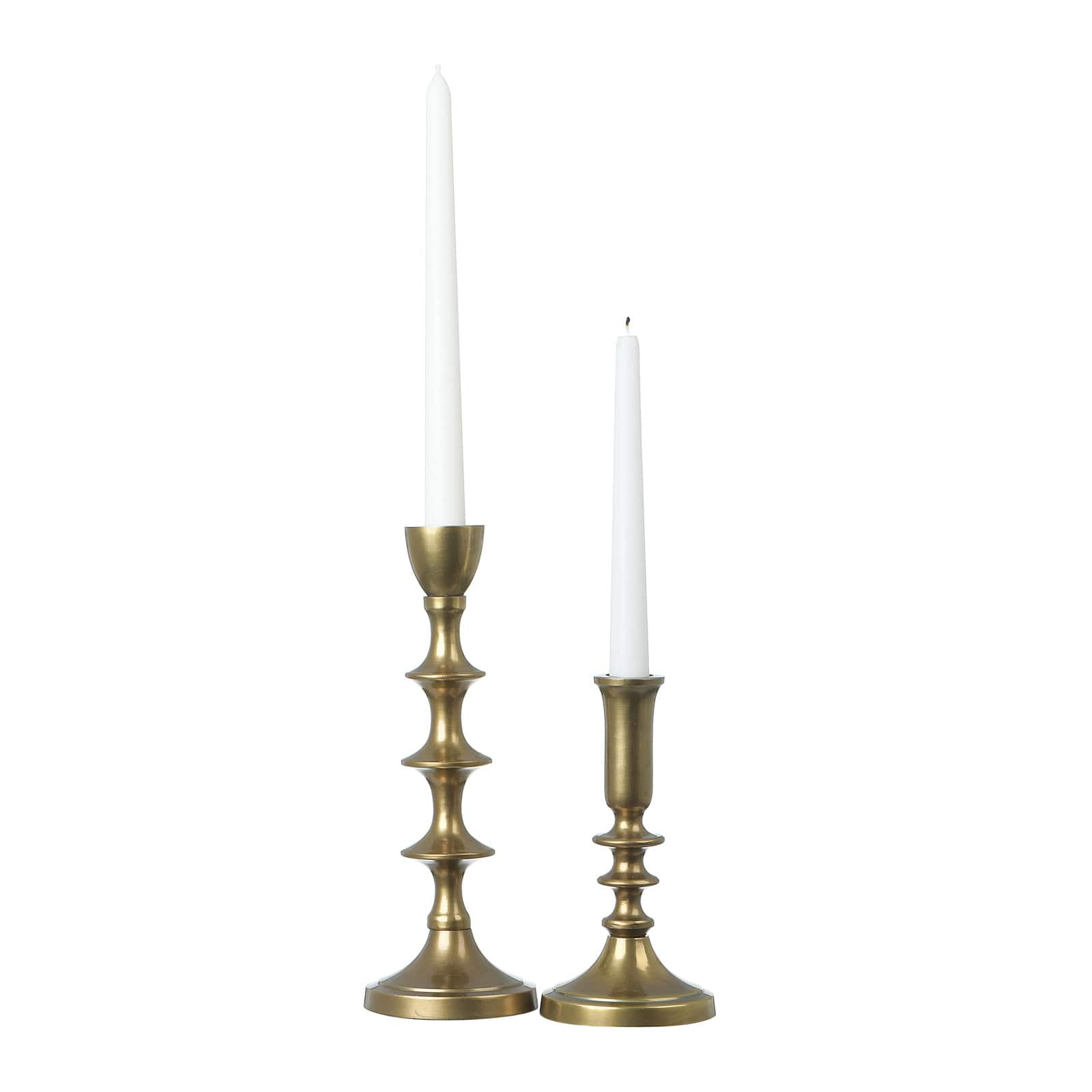 Gold Taper Candle Holder Set | Michaels