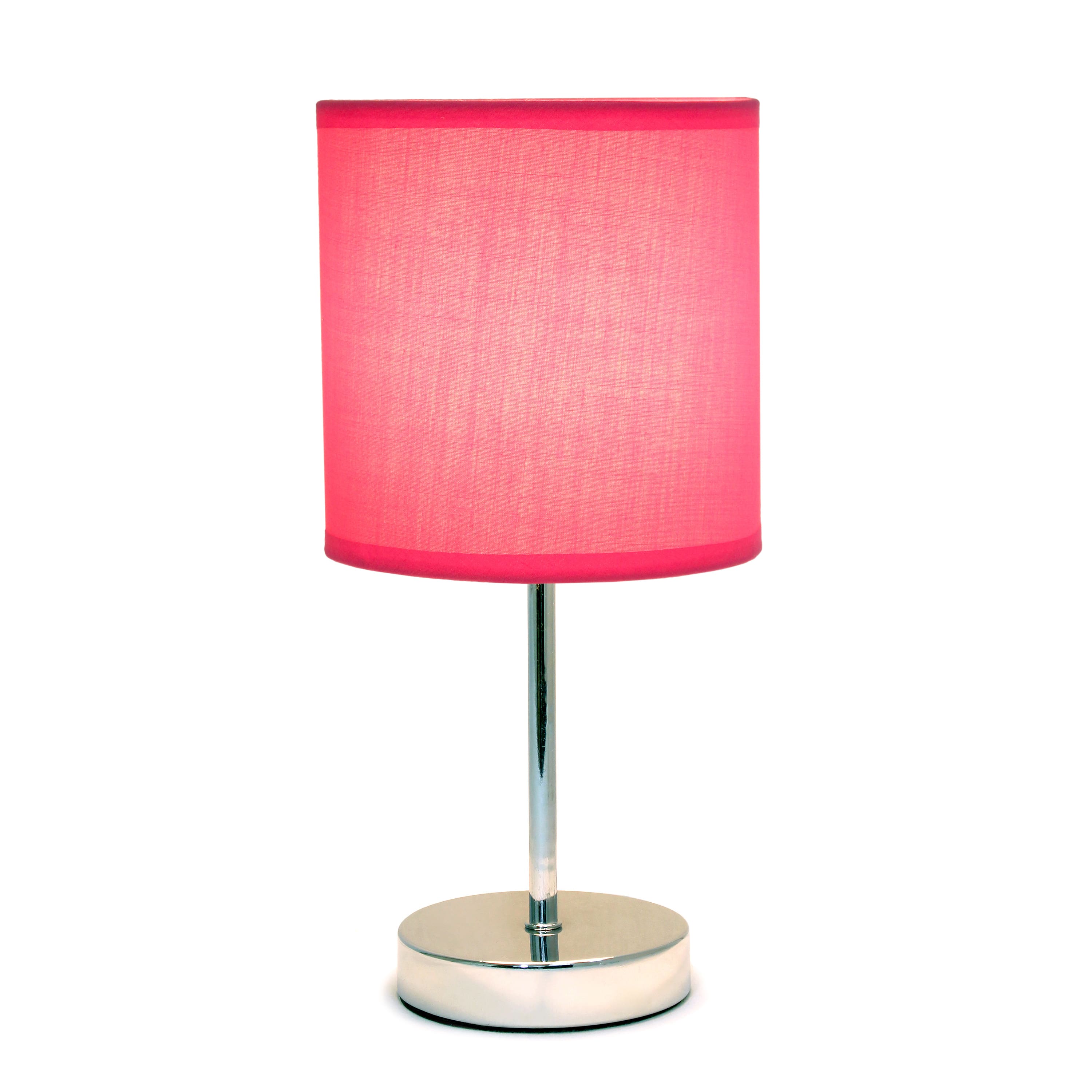 Simple Designs Chrome Mini Table Lamp