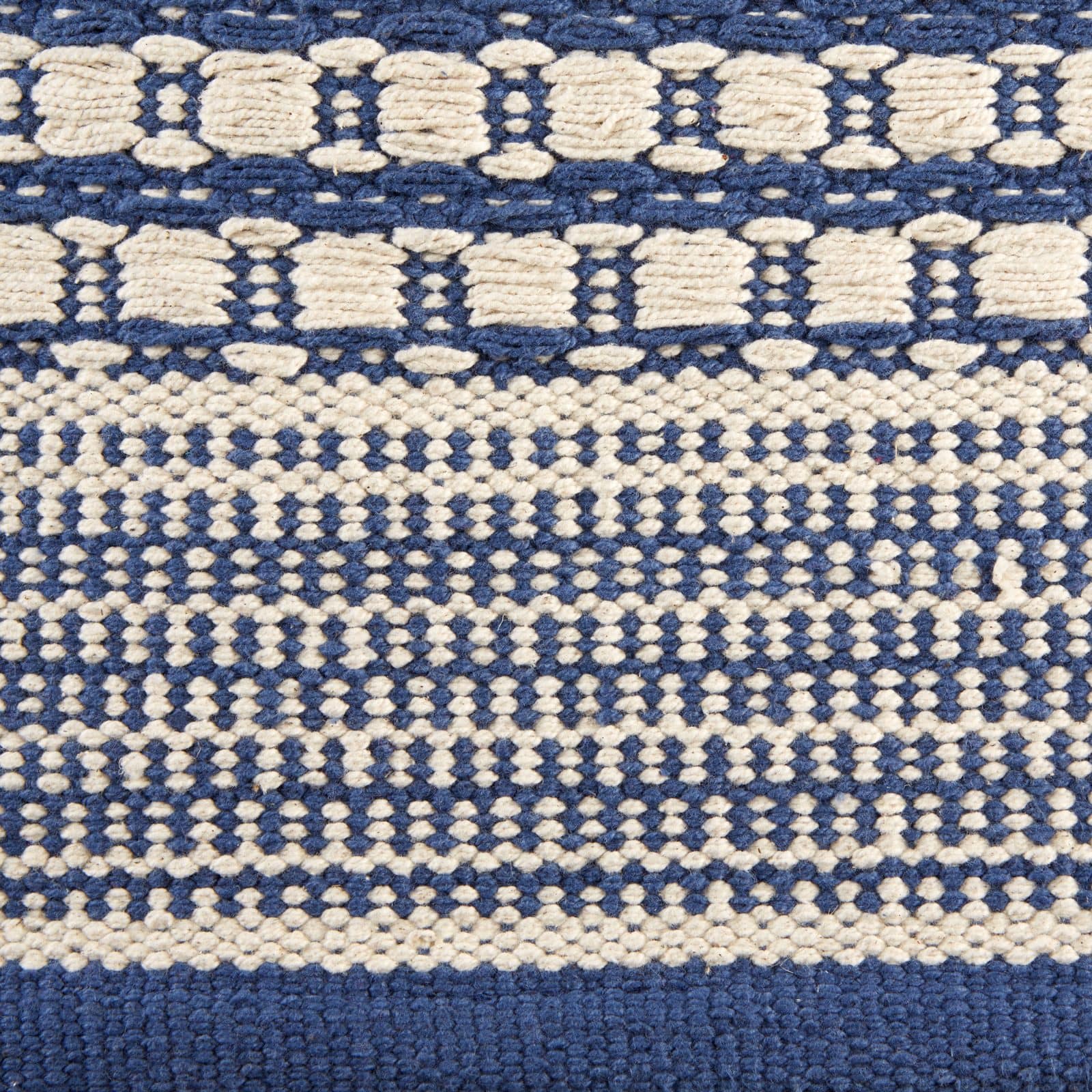 DII® French Blue Dobby Stripe Hand-Loomed Rug, 2ft. x 3ft.