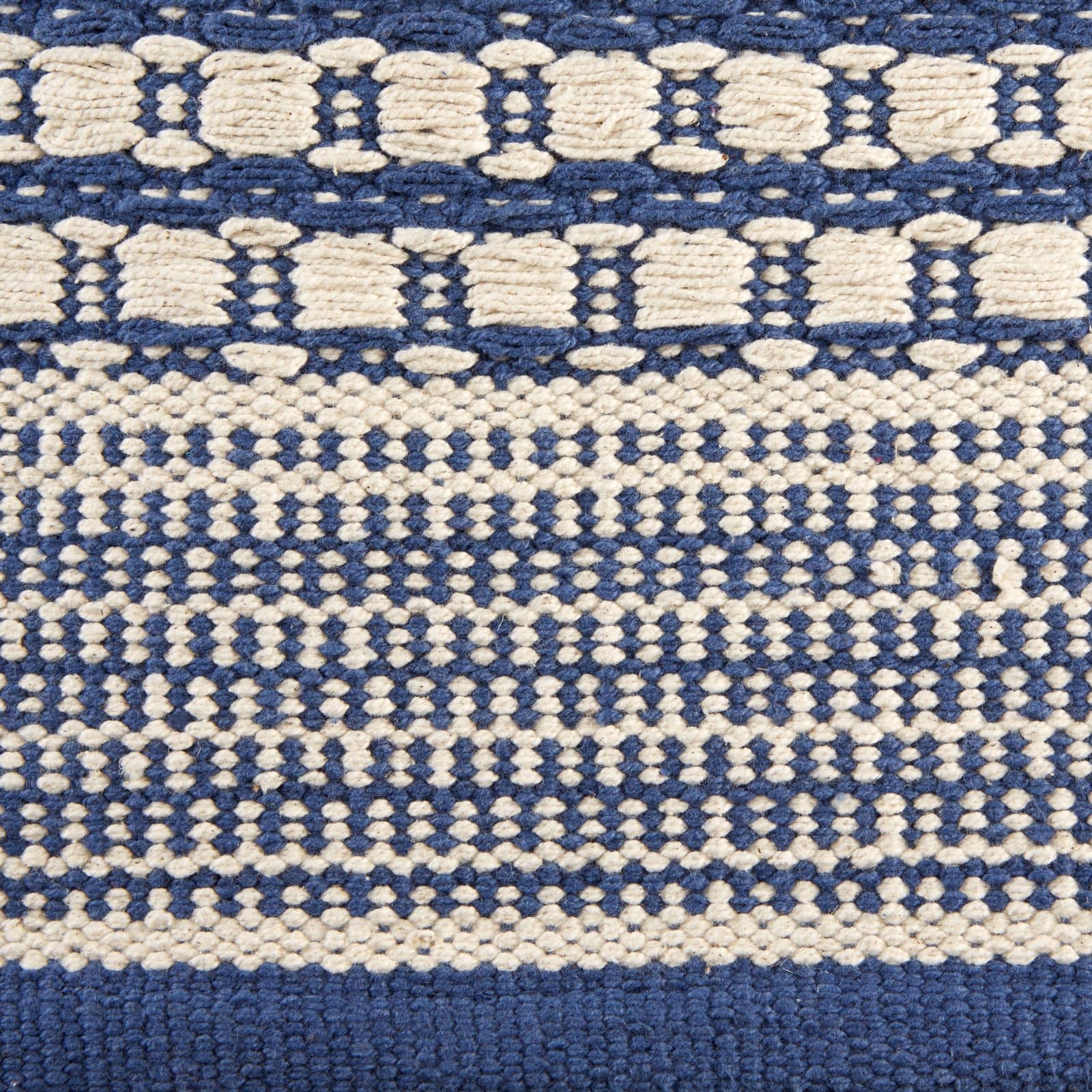 DII&#xAE; French Blue Dobby Stripe Hand-Loomed Rug, 2ft. x 3ft.