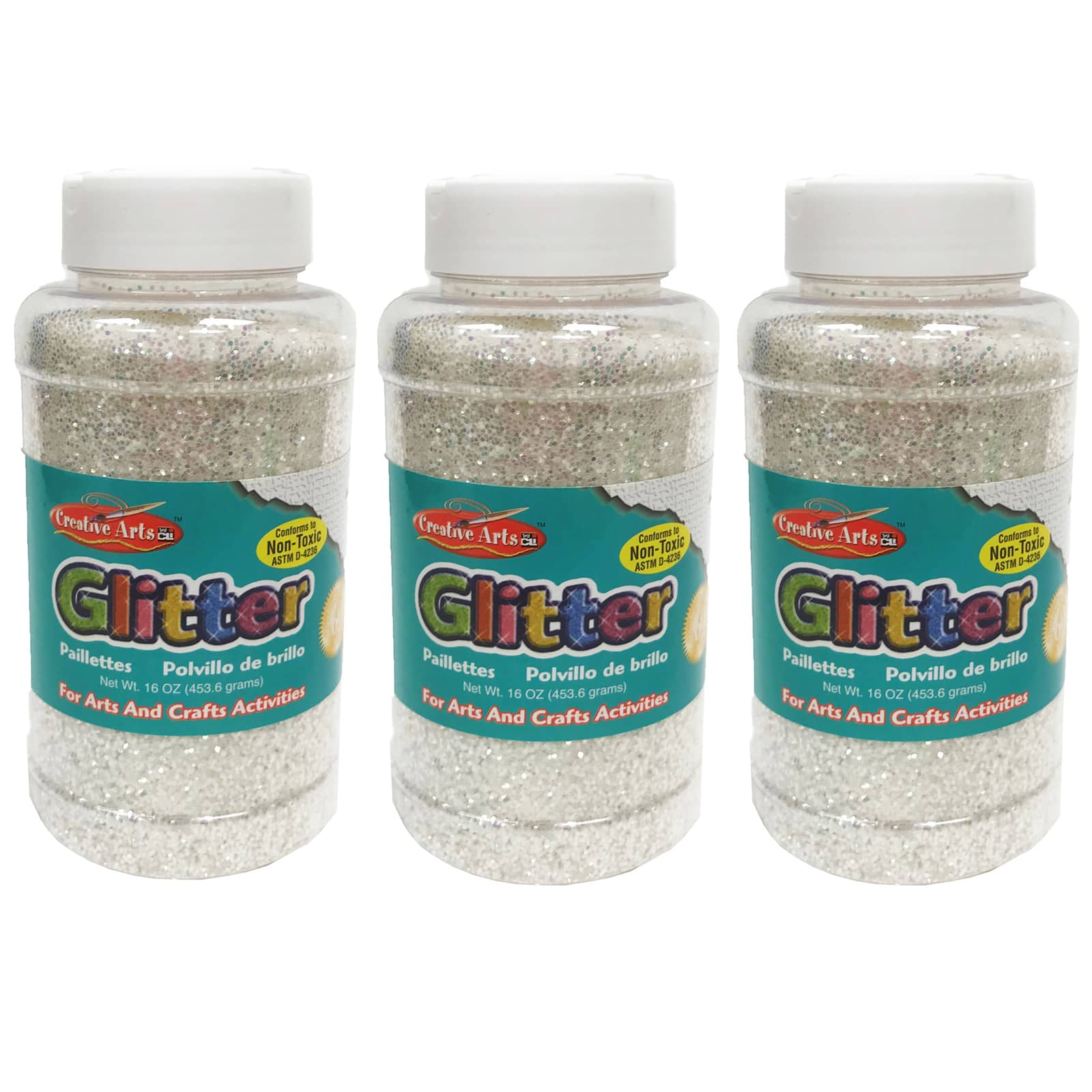 Charles Leonard Creative Arts™ 16oz. Glitter, 3ct.