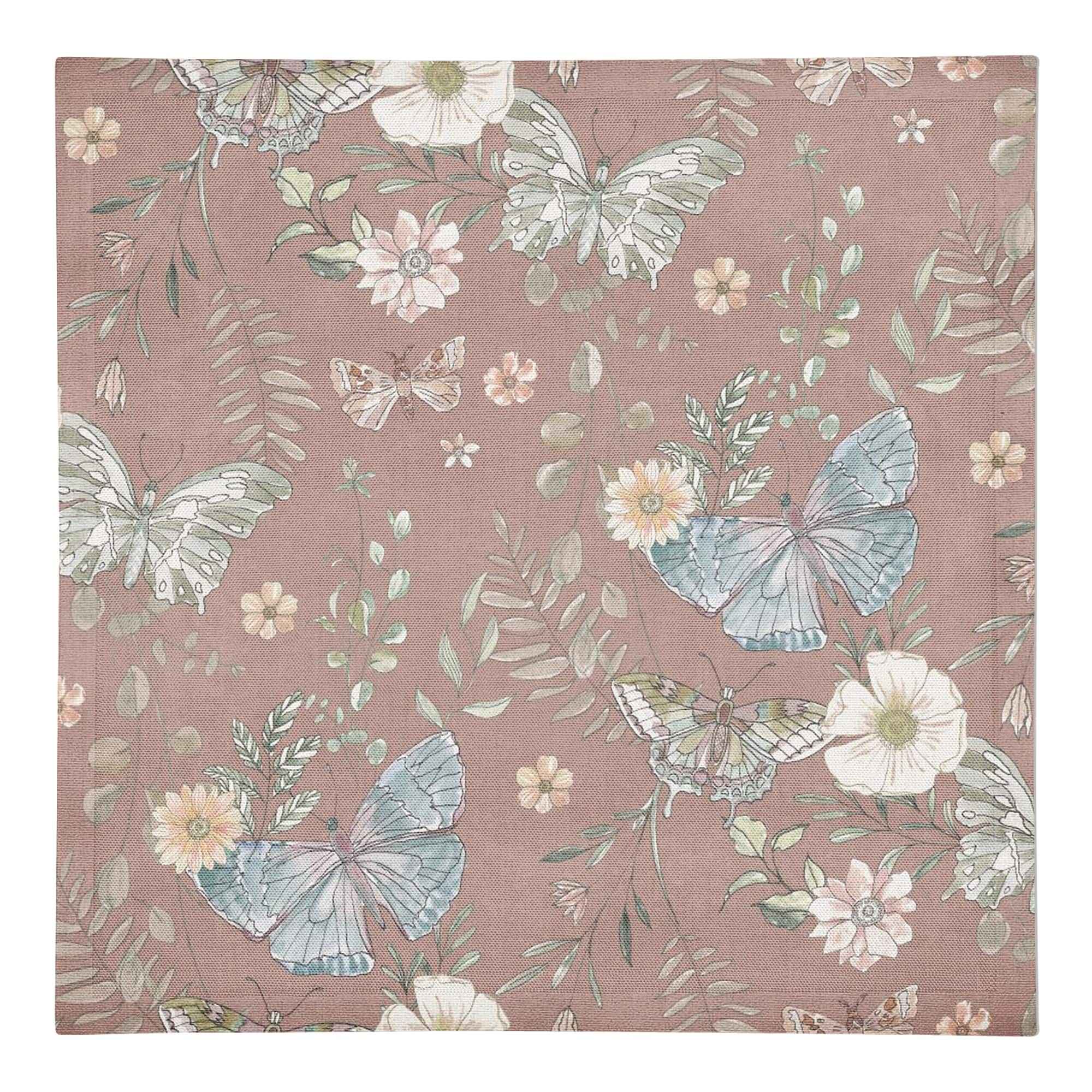 Butterflies Cotton Twill Napkin