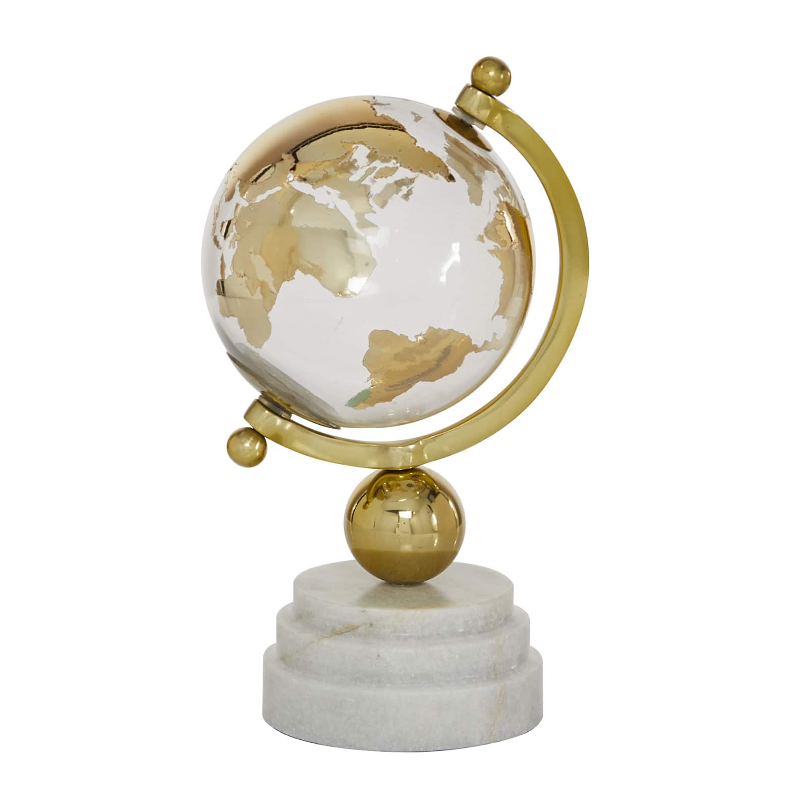 11&#x22; Gold Ceramic Glam Globe