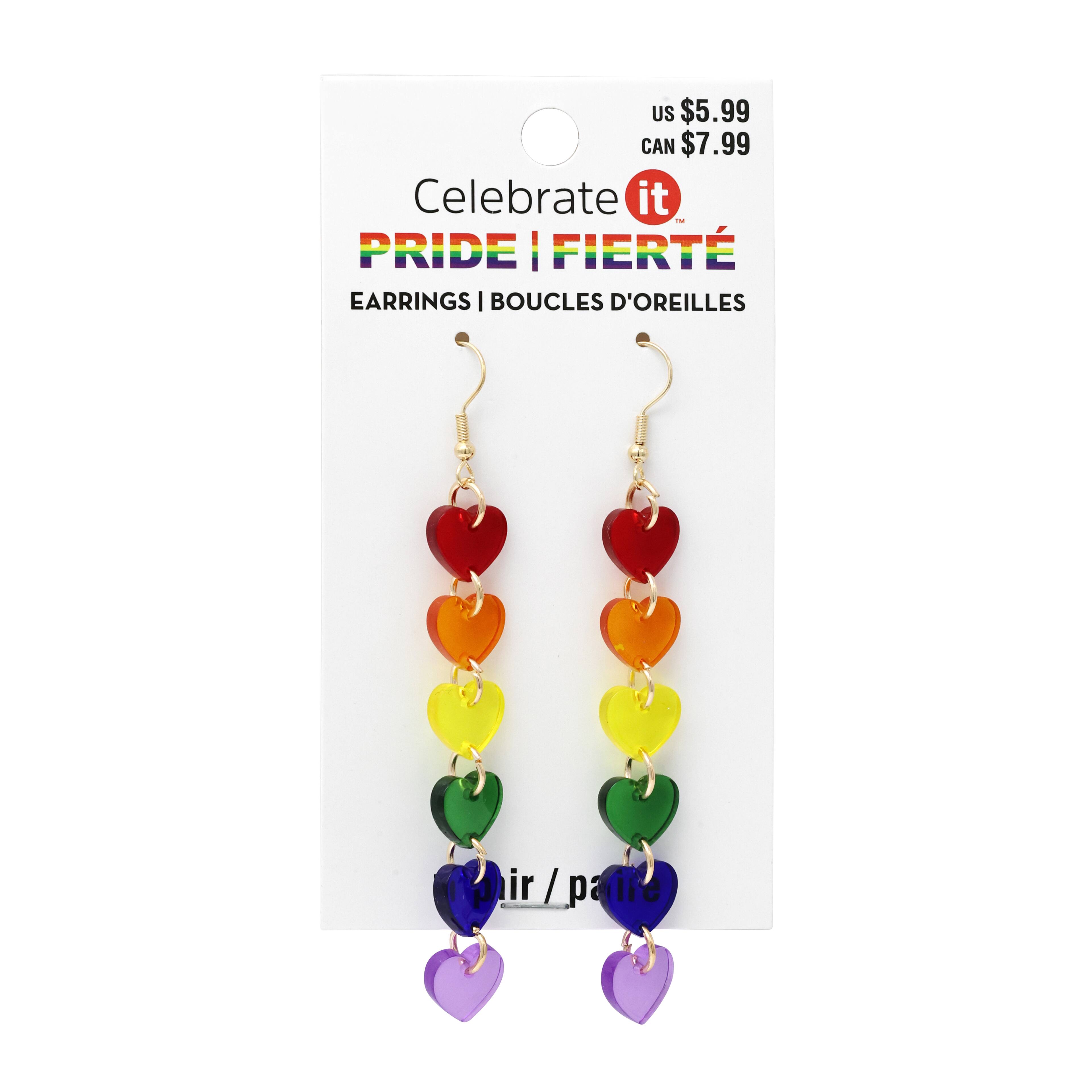 Pride Heart Earrings by Celebrate It™