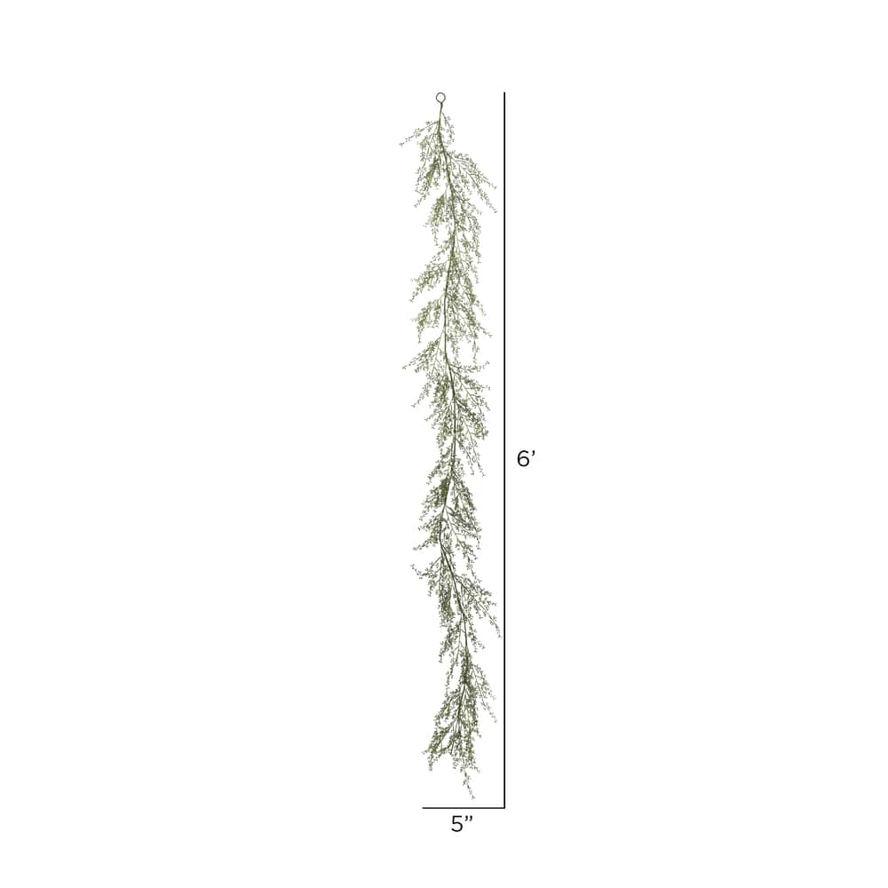 6ft. Green Fairhill Leaf Garland