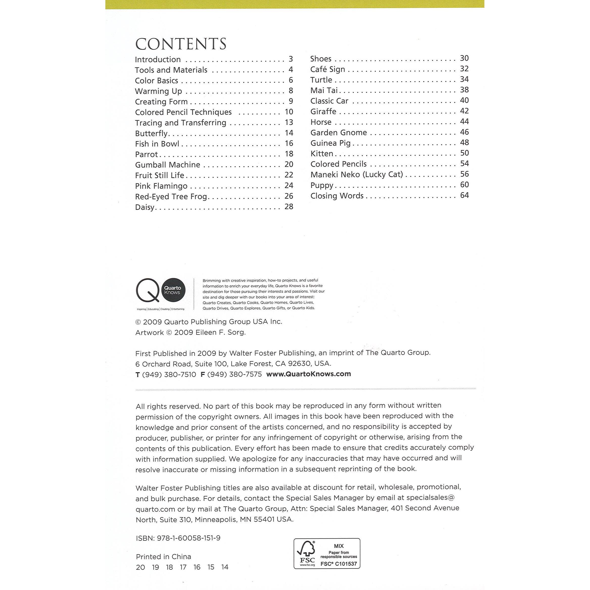 Walter Foster DME Colored Pencils Book Michaels