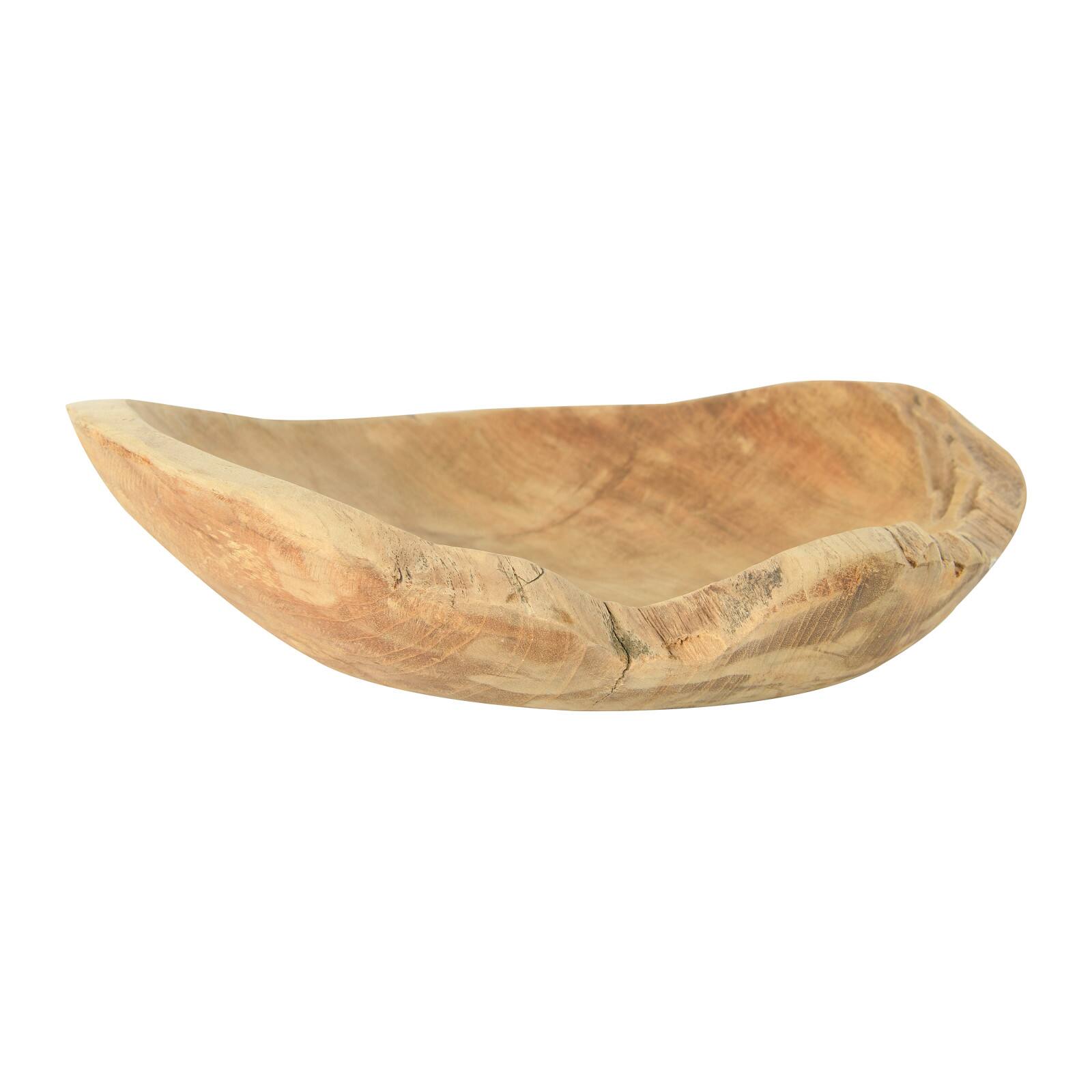 Hello Honey® 4" Assorted Small Teak Wood Bowl