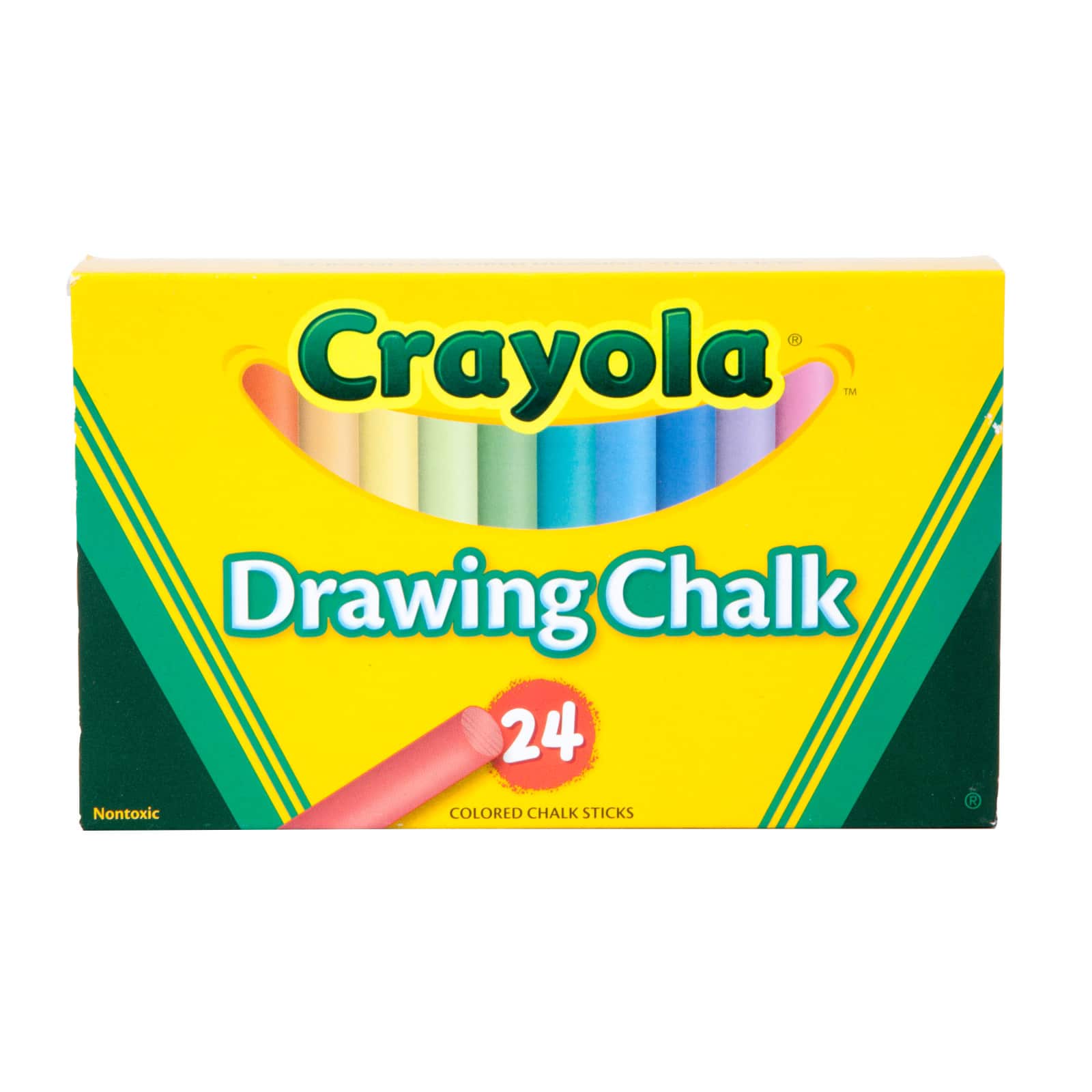 Brand New. 24 Sticks 2 Pack New, Nontoxic Colored Chalk 