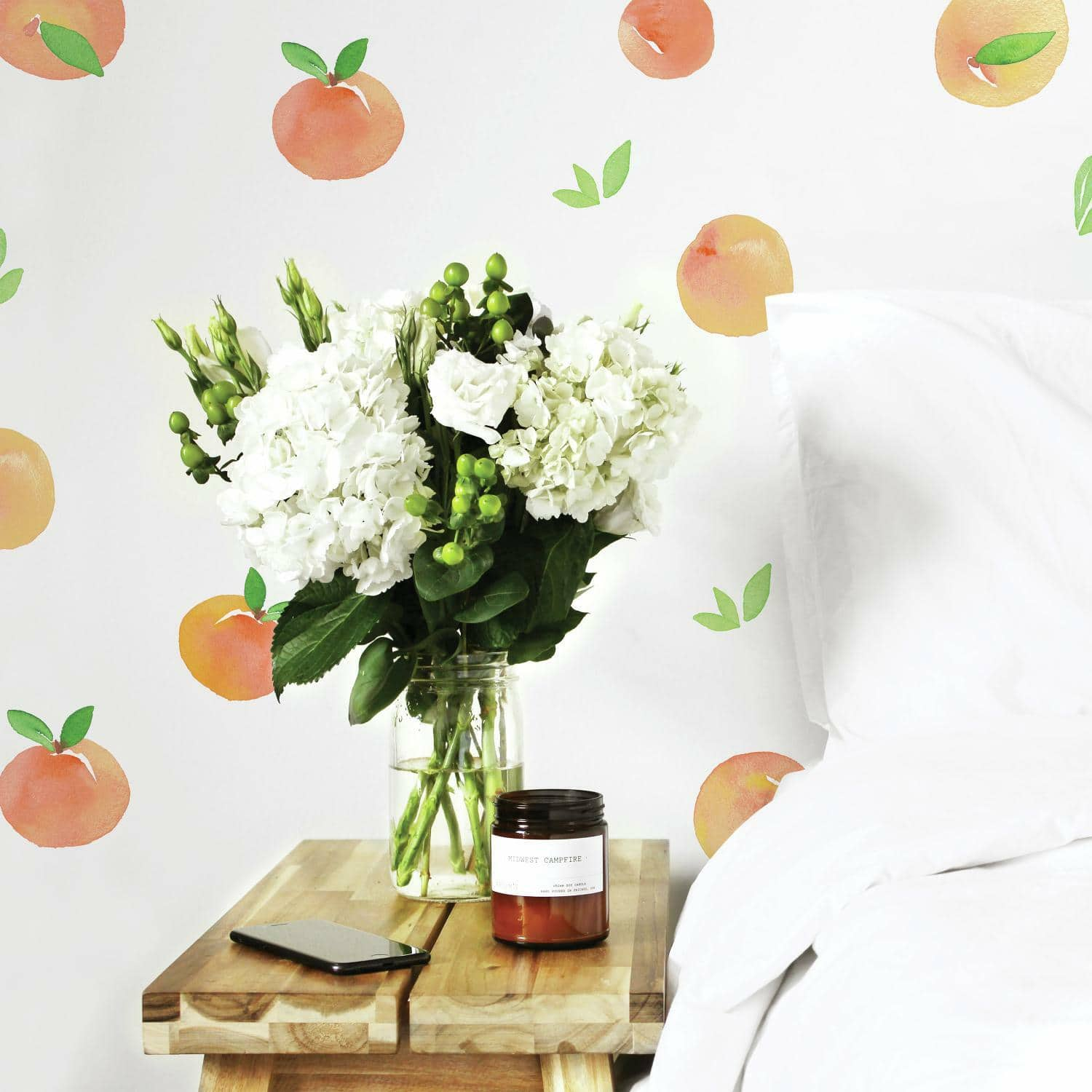 RoomMates Sweet Peaches Peel &#x26; Stick Wall Decals