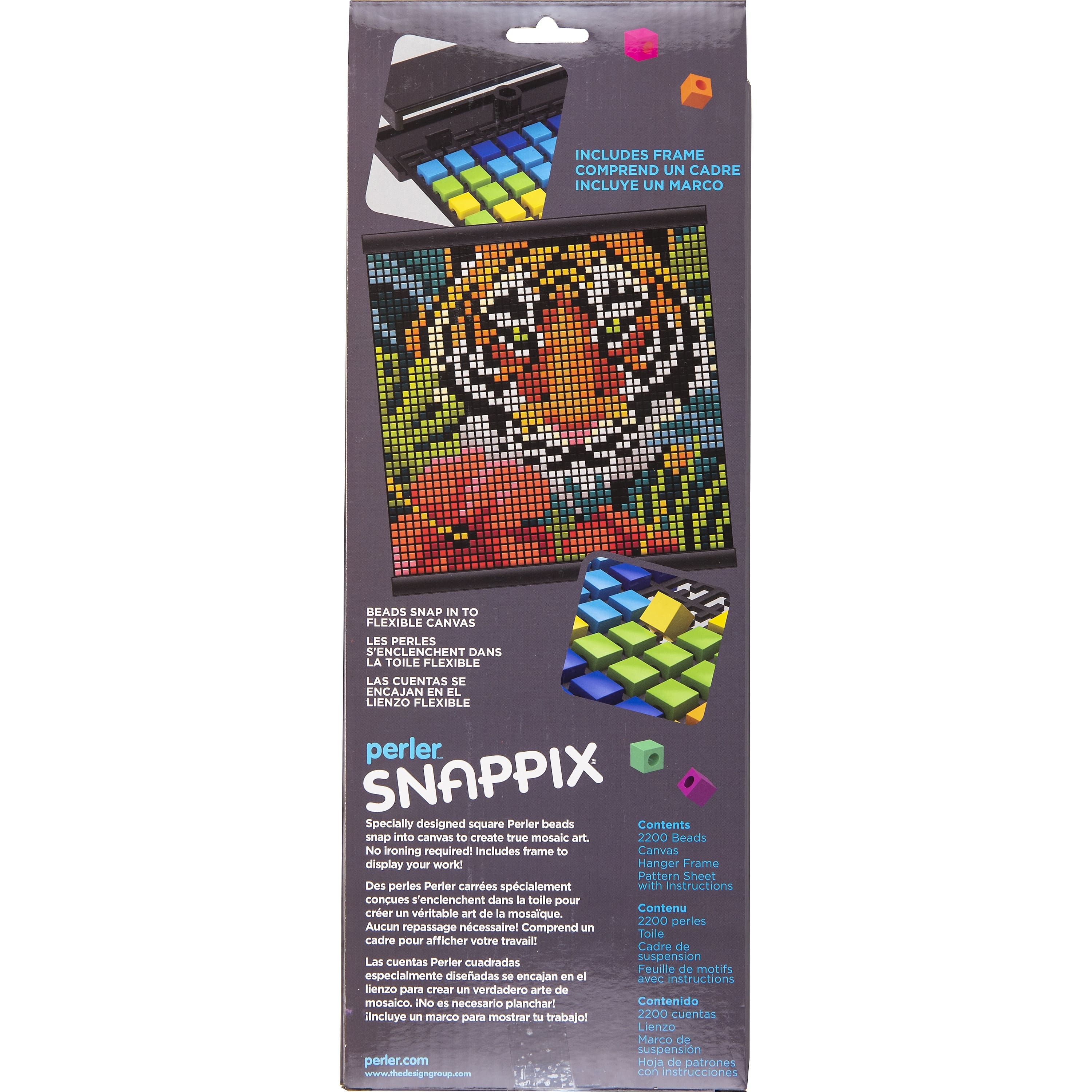 Perler&#x2122; Snappix&#x2122; Jungle Tiger Fuse Beads Craft Kit