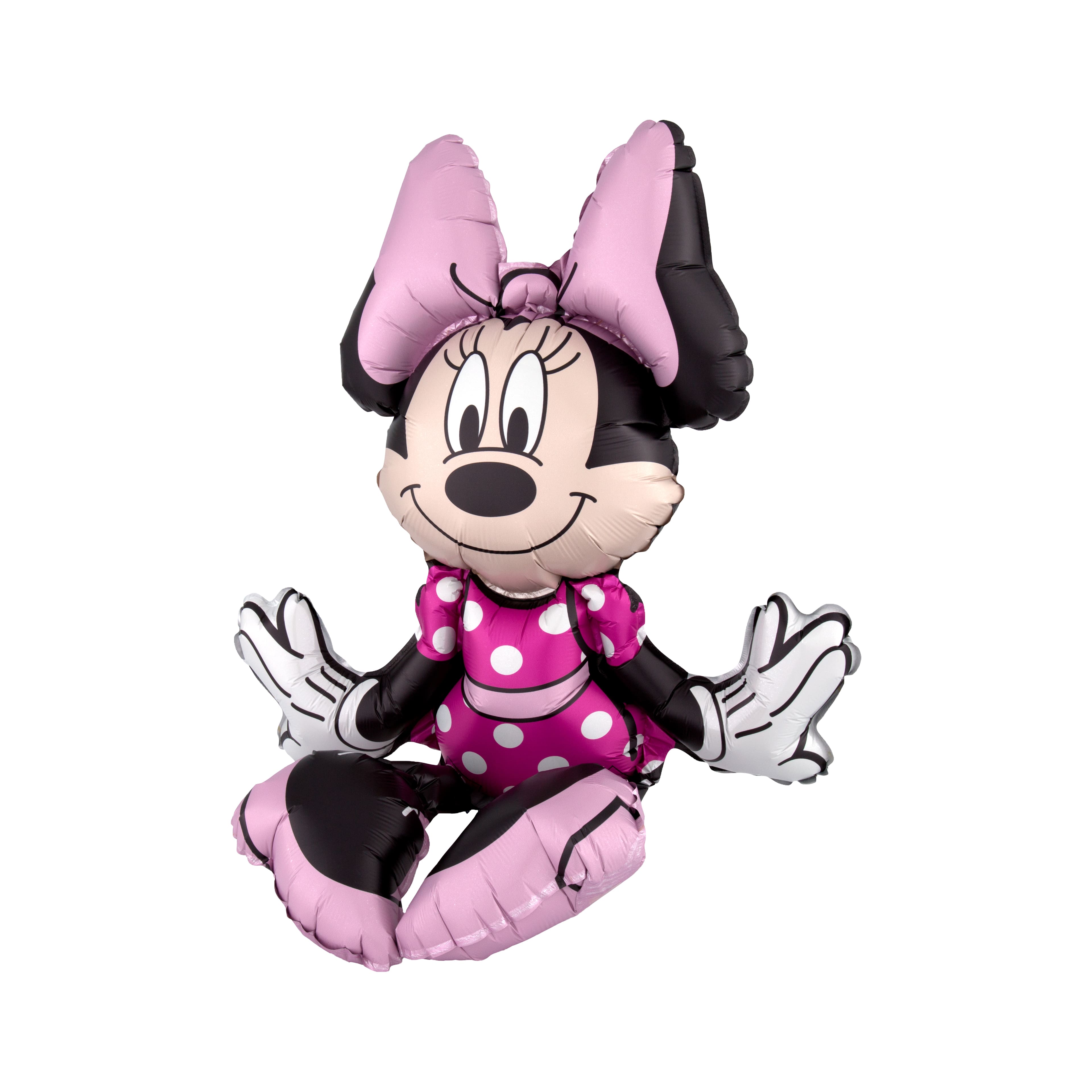 Disney&#xAE; 19&#x22; Air-Filled Sitting Minnie Mouse Foil Balloon
