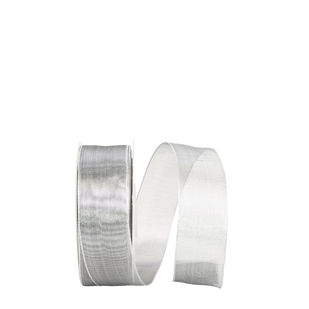 JAM Paper 1.5&#x22; x 25yd. Classic Wired Edge Mesh Ribbon