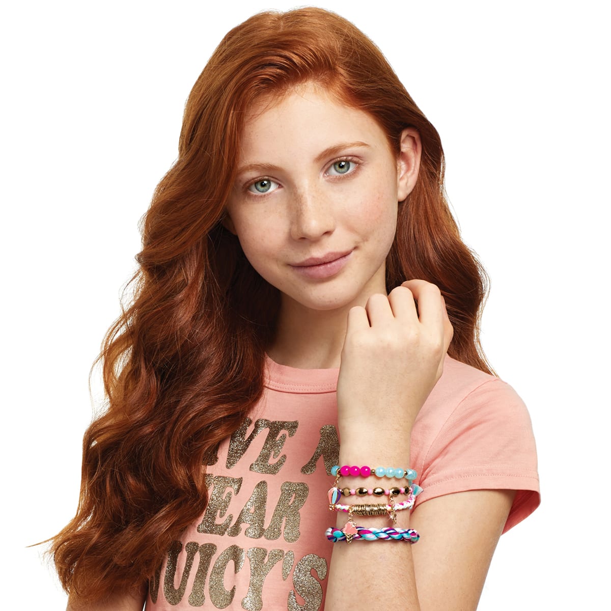 Make It Real Juicy Couture Mega 2 in 1 Bracelet Making Kit Bundle –  Includes Swarovski Starlight and Sunshine Crystals – Gifts for Girls –  BigaMart
